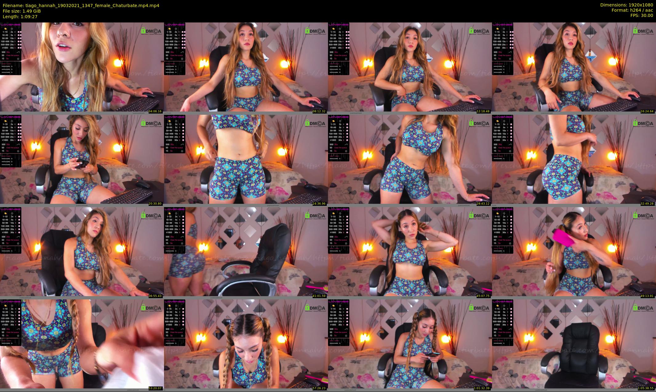 tiago_hannah — 70 minute Chaturbate couple cam show recording, 1080p, Mar 19, 2021