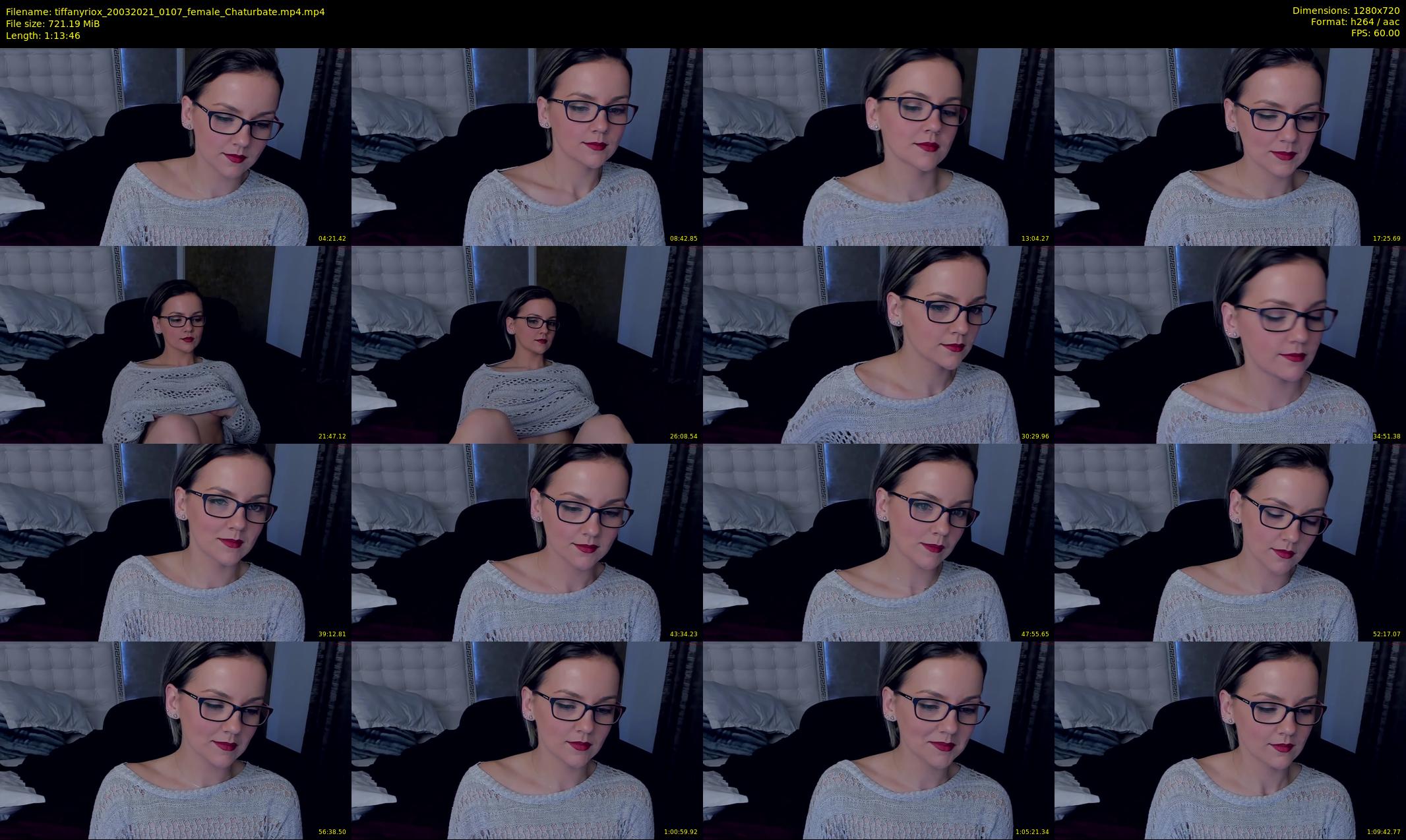 tiffanyriox — 74 minute Chaturbate female cam show recording, 720p, Mar 20, 2021