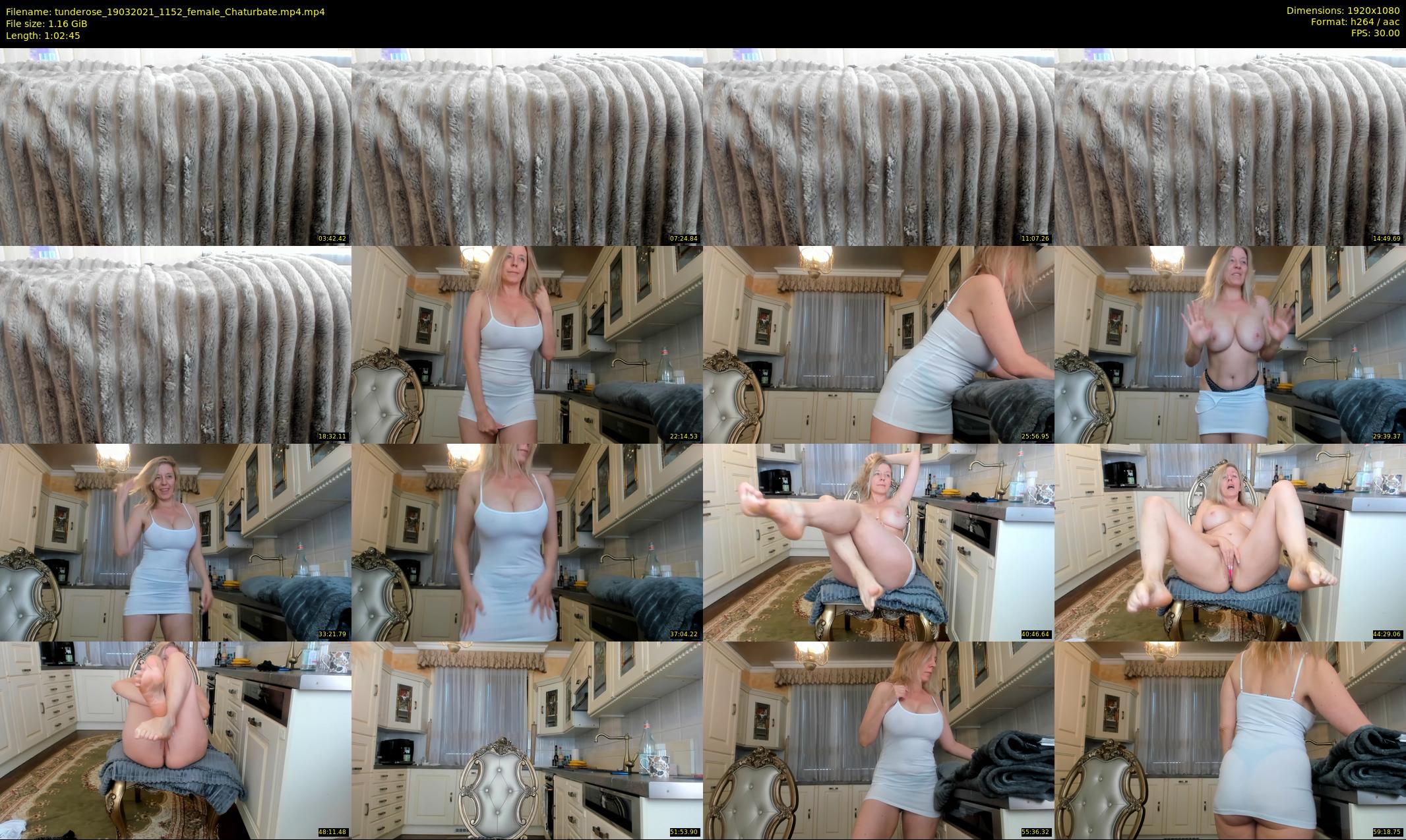 tunderose — 63 minute Chaturbate female cam show recording, 1080p, Mar 19, 2021