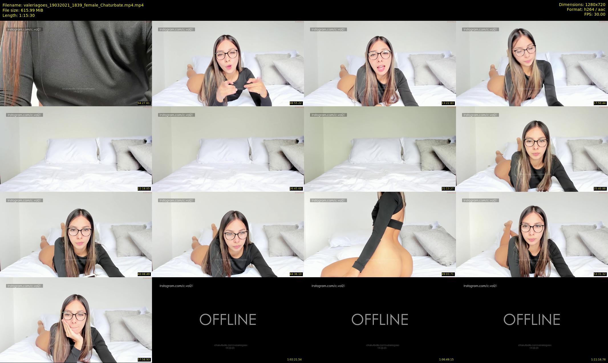 valeriagoes — 76 minute Chaturbate female cam show recording, 720p, Mar 19, 2021