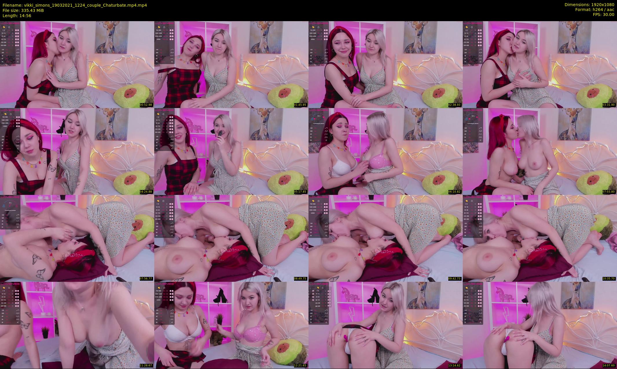 vikki_simons — 15 minute Chaturbate couple cam show recording, 1080p, Mar 19, 2021