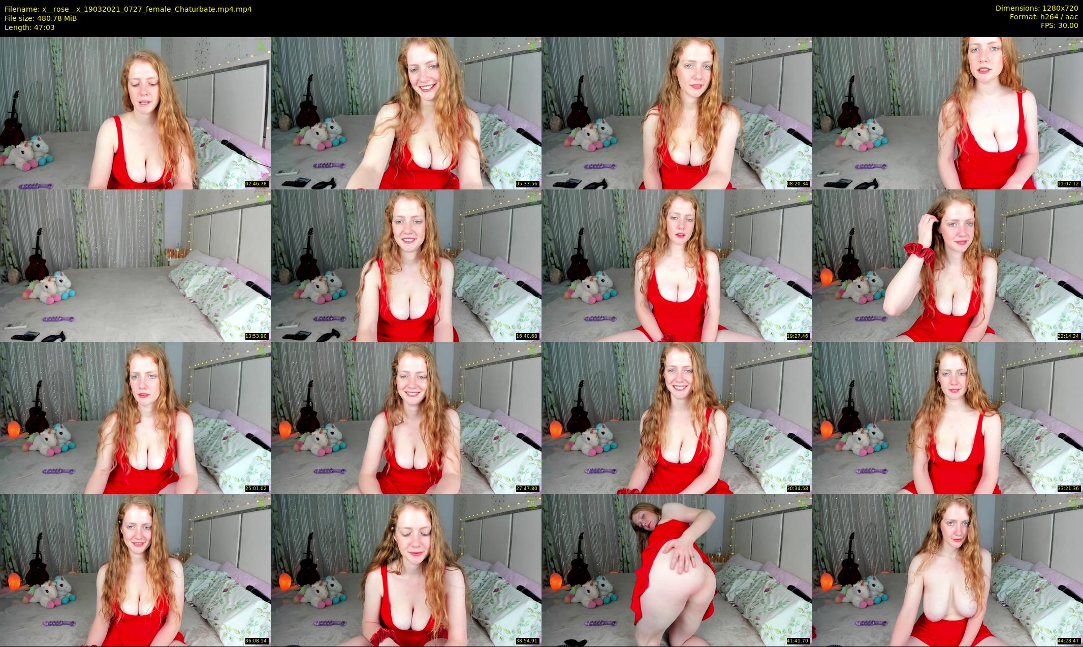 x__rose__x — 48 minute Chaturbate female cam show recording, 720p, Mar 19, 2021