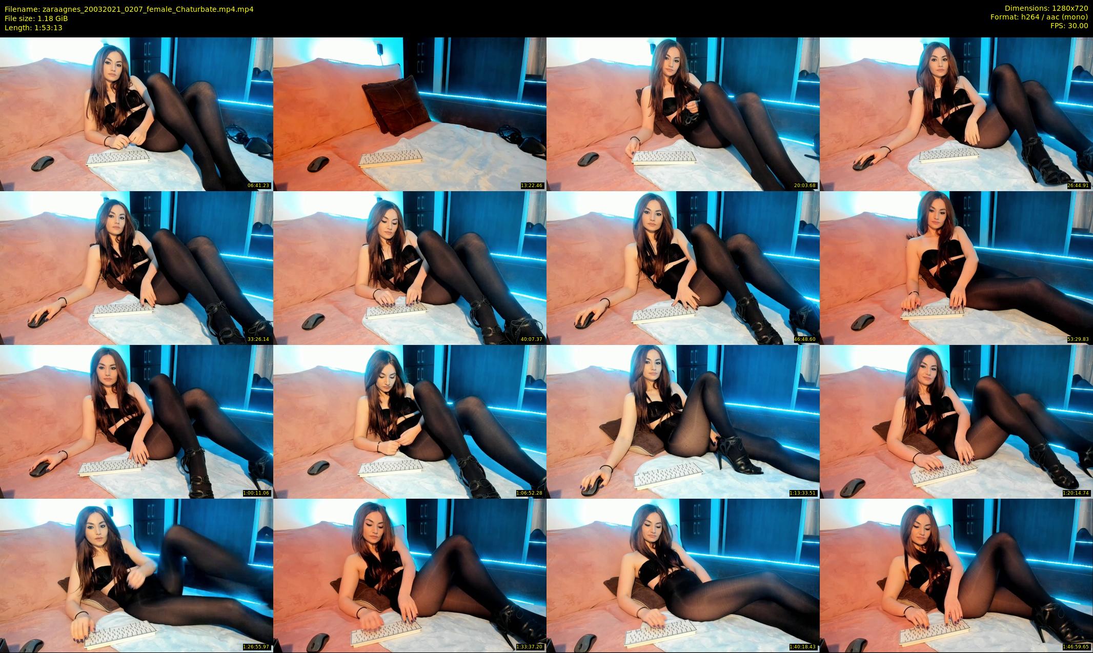 zaraagnes — 114 minute Chaturbate female cam show recording, 720p, Mar 20, 2021
