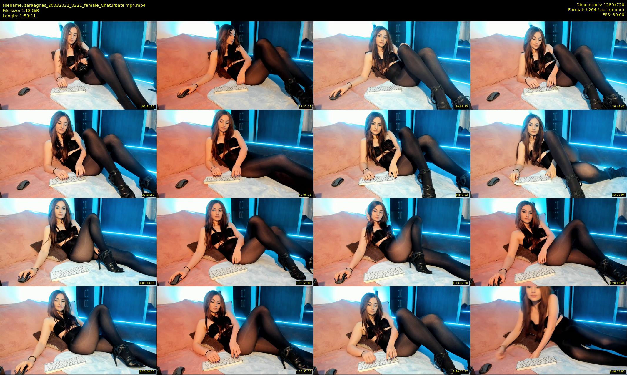 zaraagnes — 114 minute Chaturbate female cam show recording, 720p, Mar 20, 2021