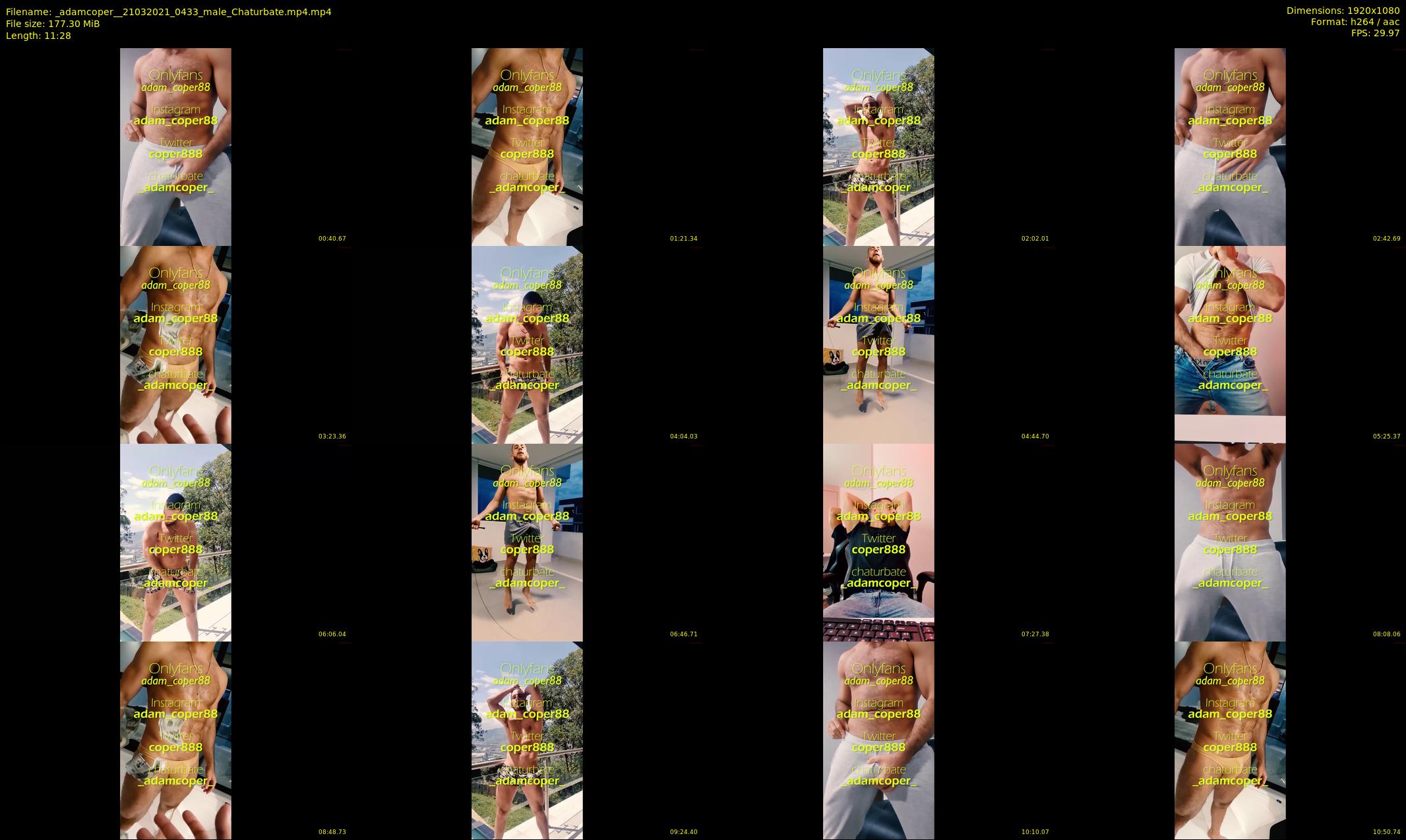 _adamcoper_ — 12 minute Chaturbate male cam show recording, 1080p, Mar 21, 2021