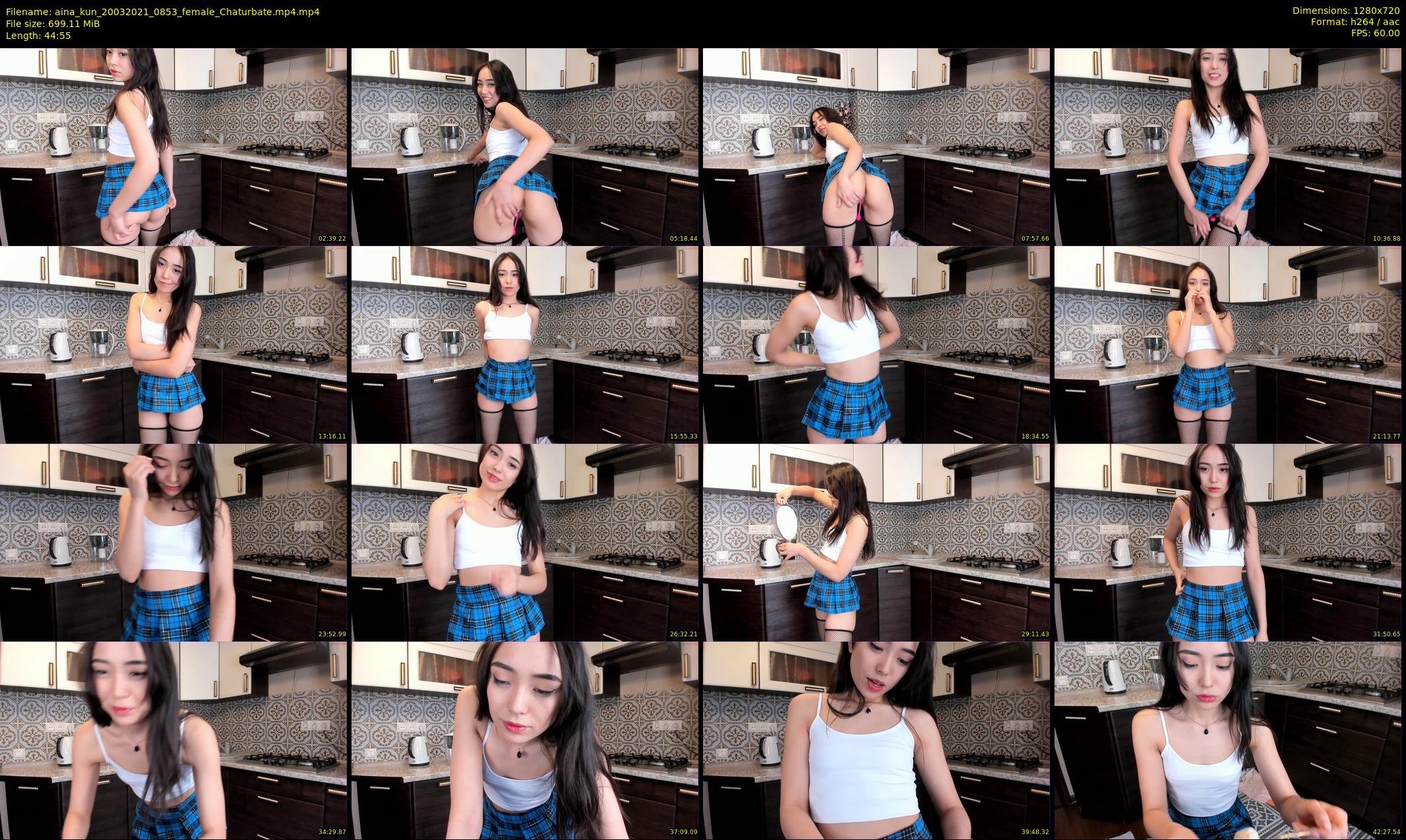 aina_kun — 45 minute Chaturbate female cam show recording, 720p, Mar 20, 2021