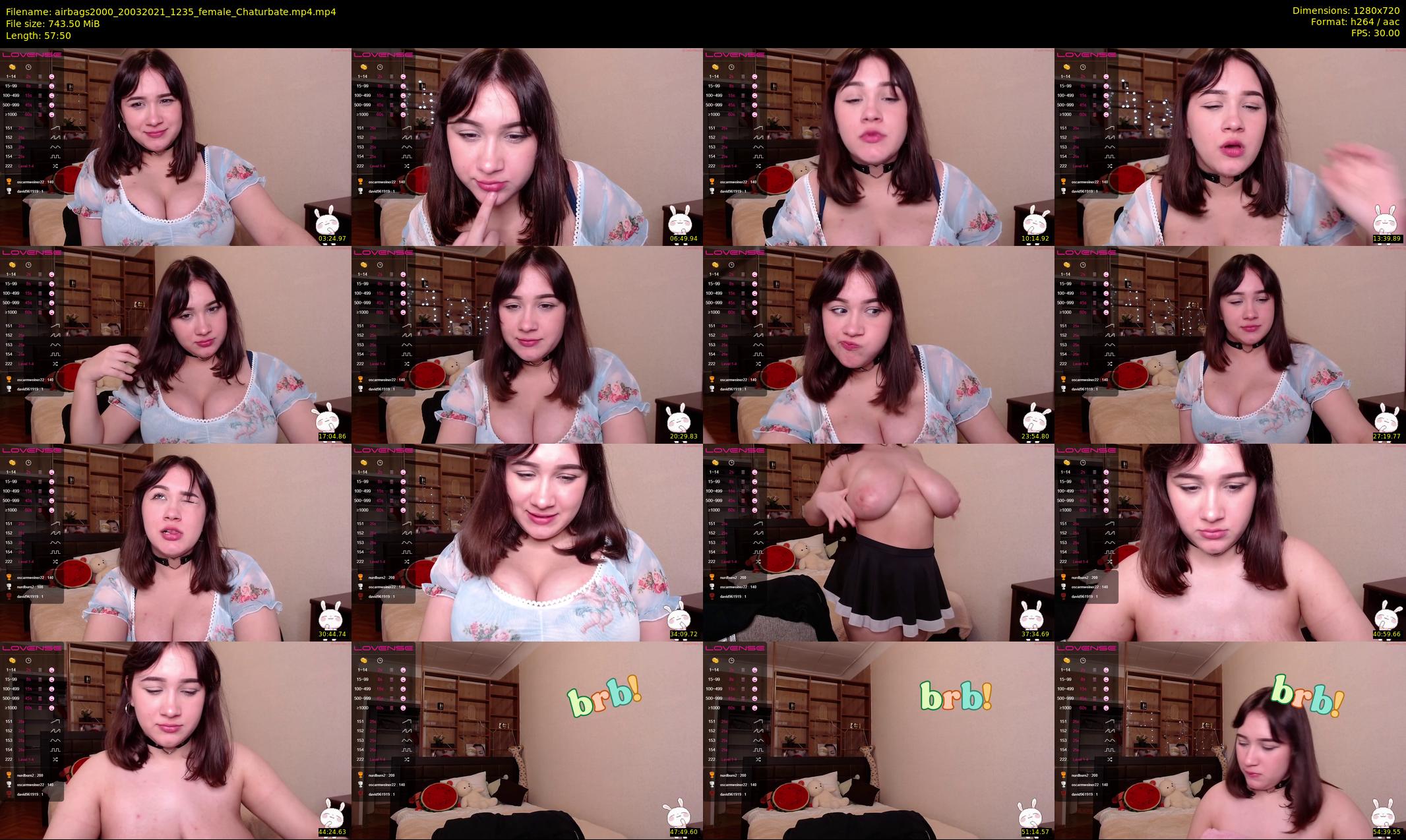 airbags2000 — 58 minute Chaturbate female cam show recording, 720p, Mar 20, 2021
