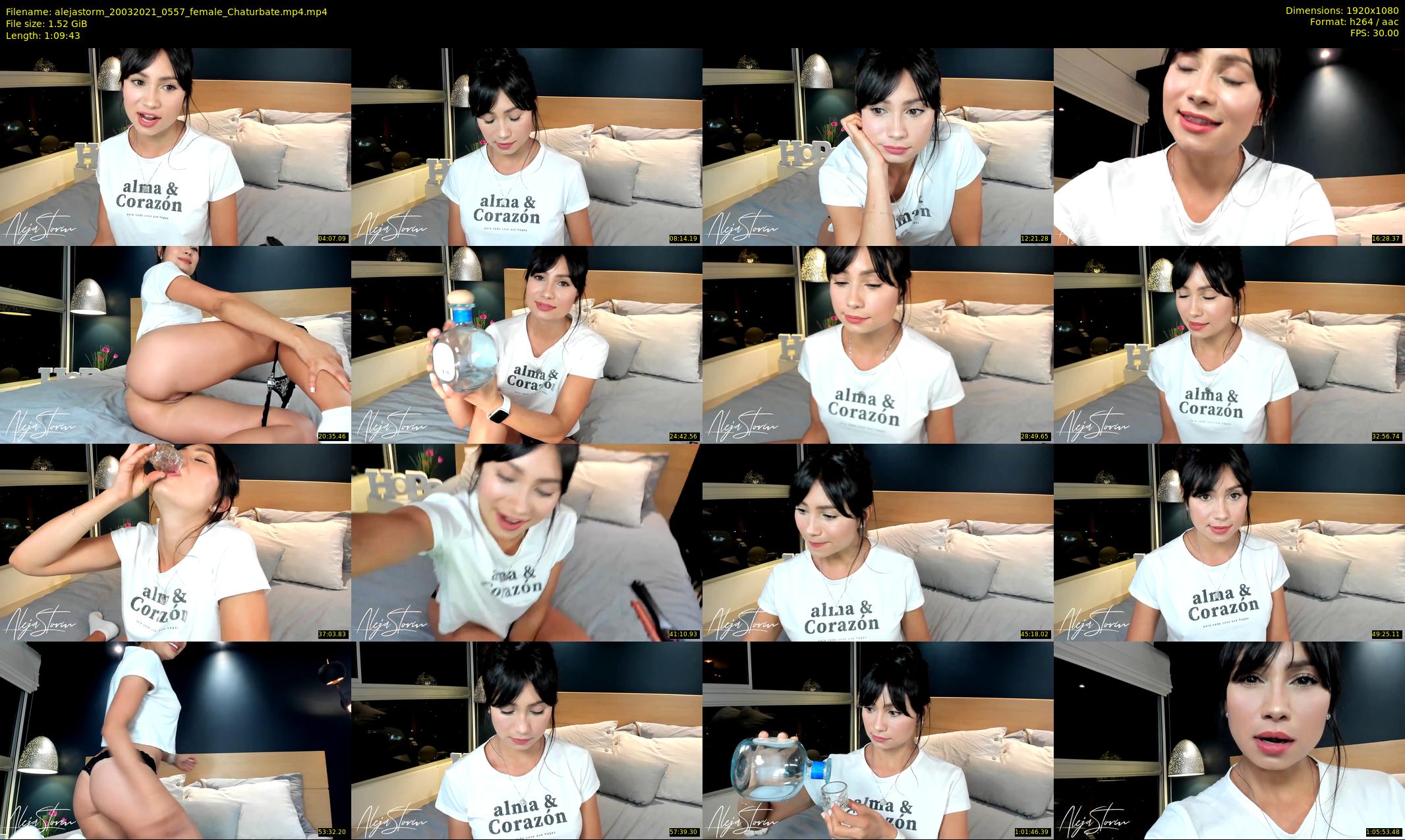 alejastorm — 70 minute Chaturbate female cam show recording, 1080p, Mar 20, 2021