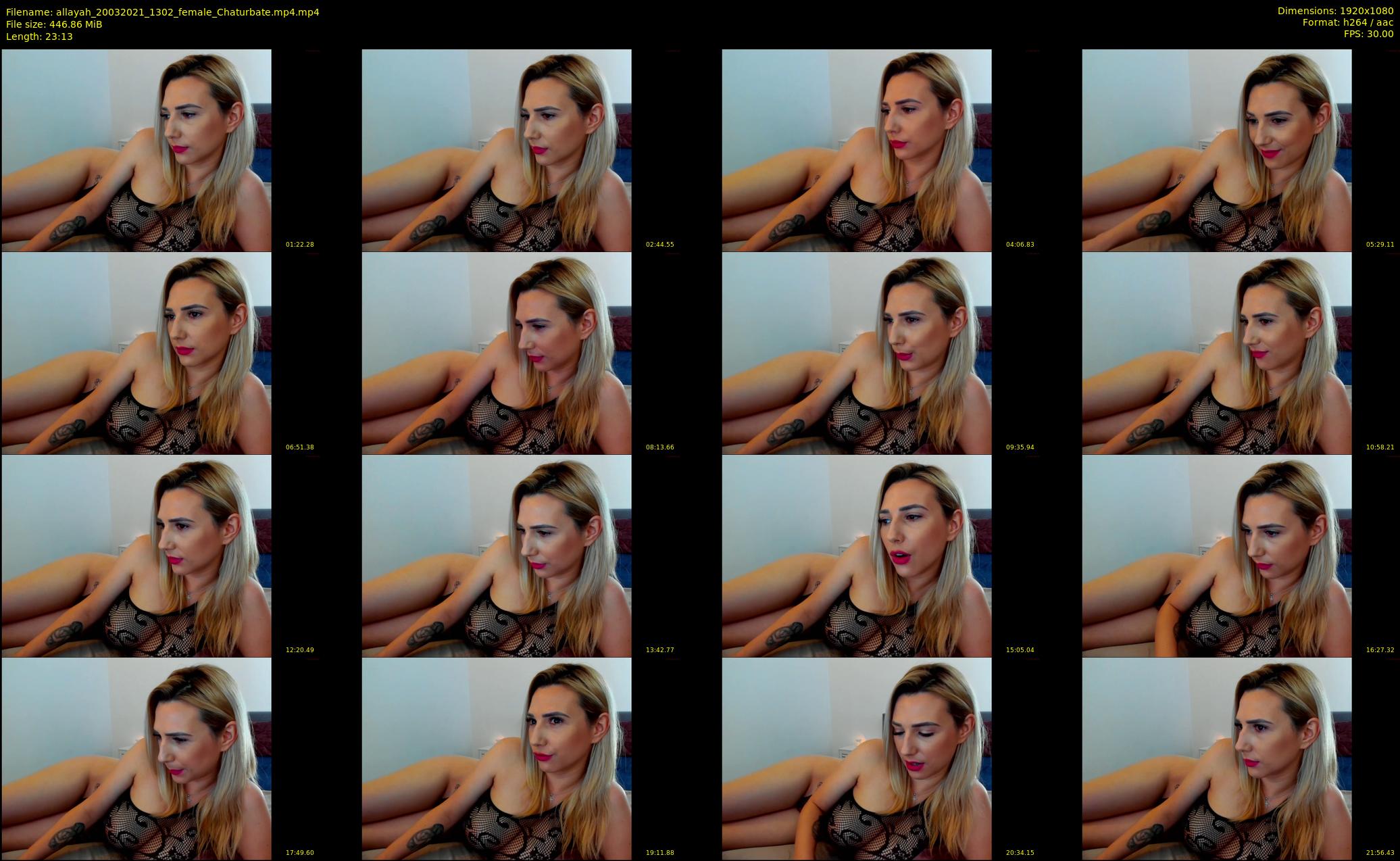 allayah — 24 minute Chaturbate female cam show recording, 1080p, Mar 20, 2021