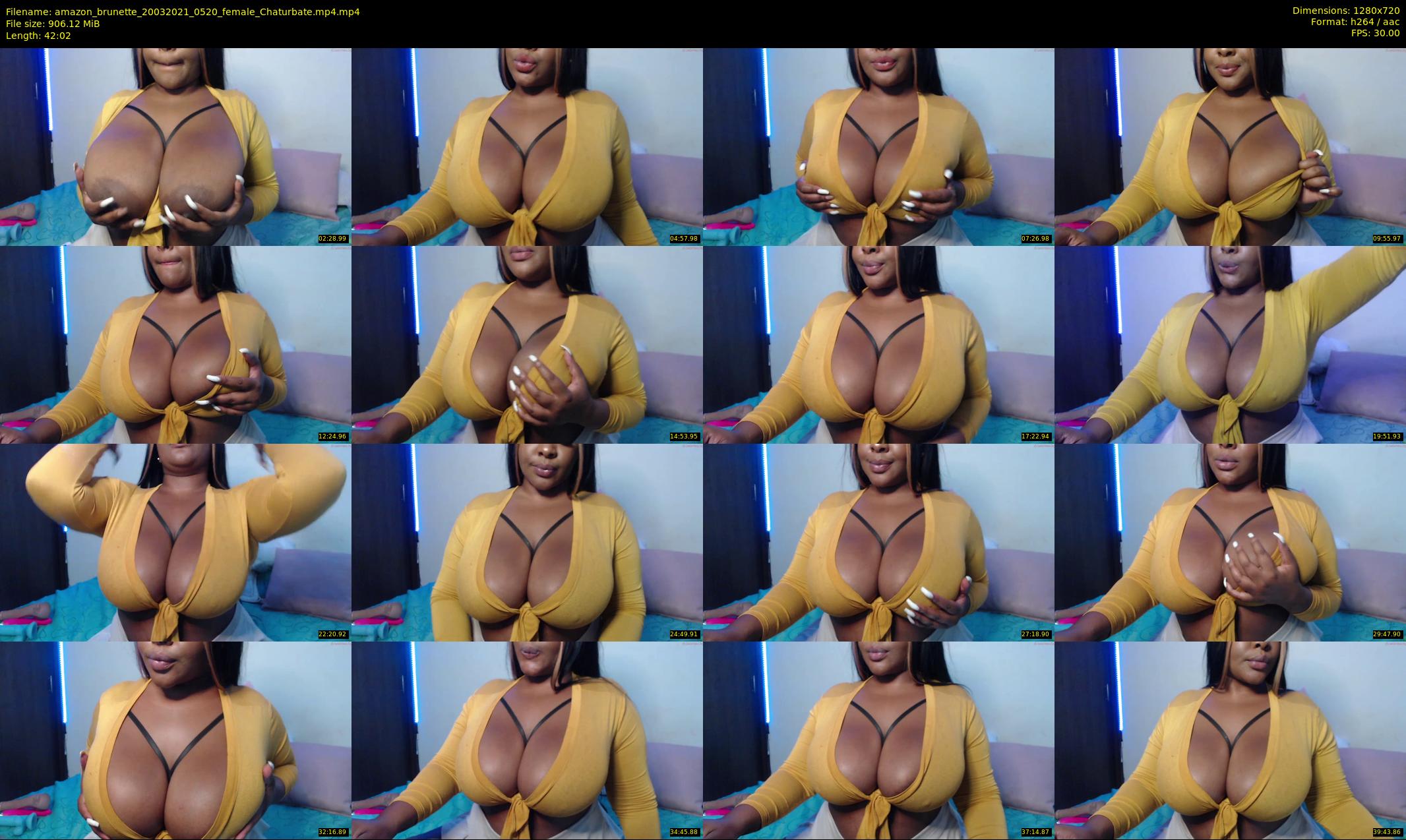 amazon_brunette — 43 minute Chaturbate female cam show recording, 720p, Mar 20, 2021