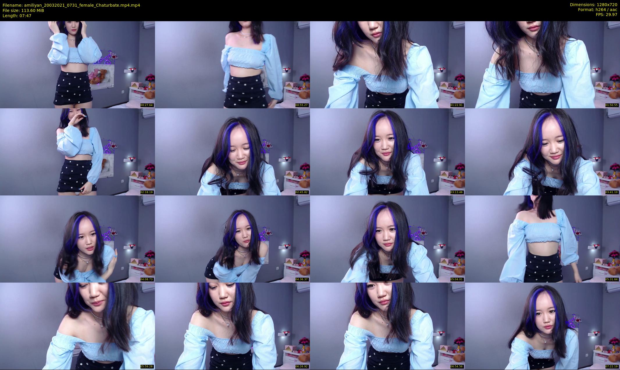 amiliyan — 8 minute Chaturbate female cam show recording, 720p, Mar 20, 2021