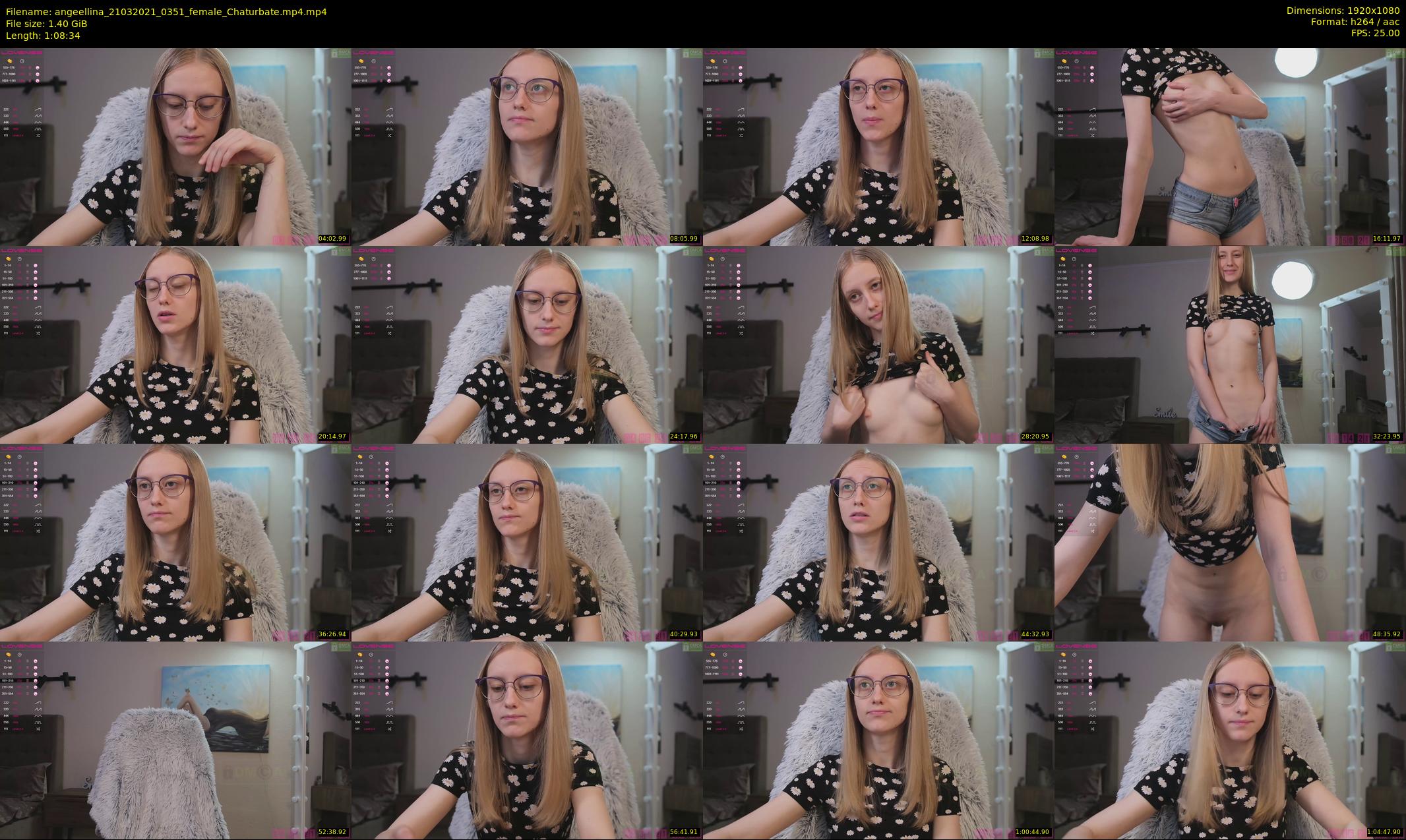 angeellina — 69 minute Chaturbate female cam show recording, 1080p, Mar 21, 2021