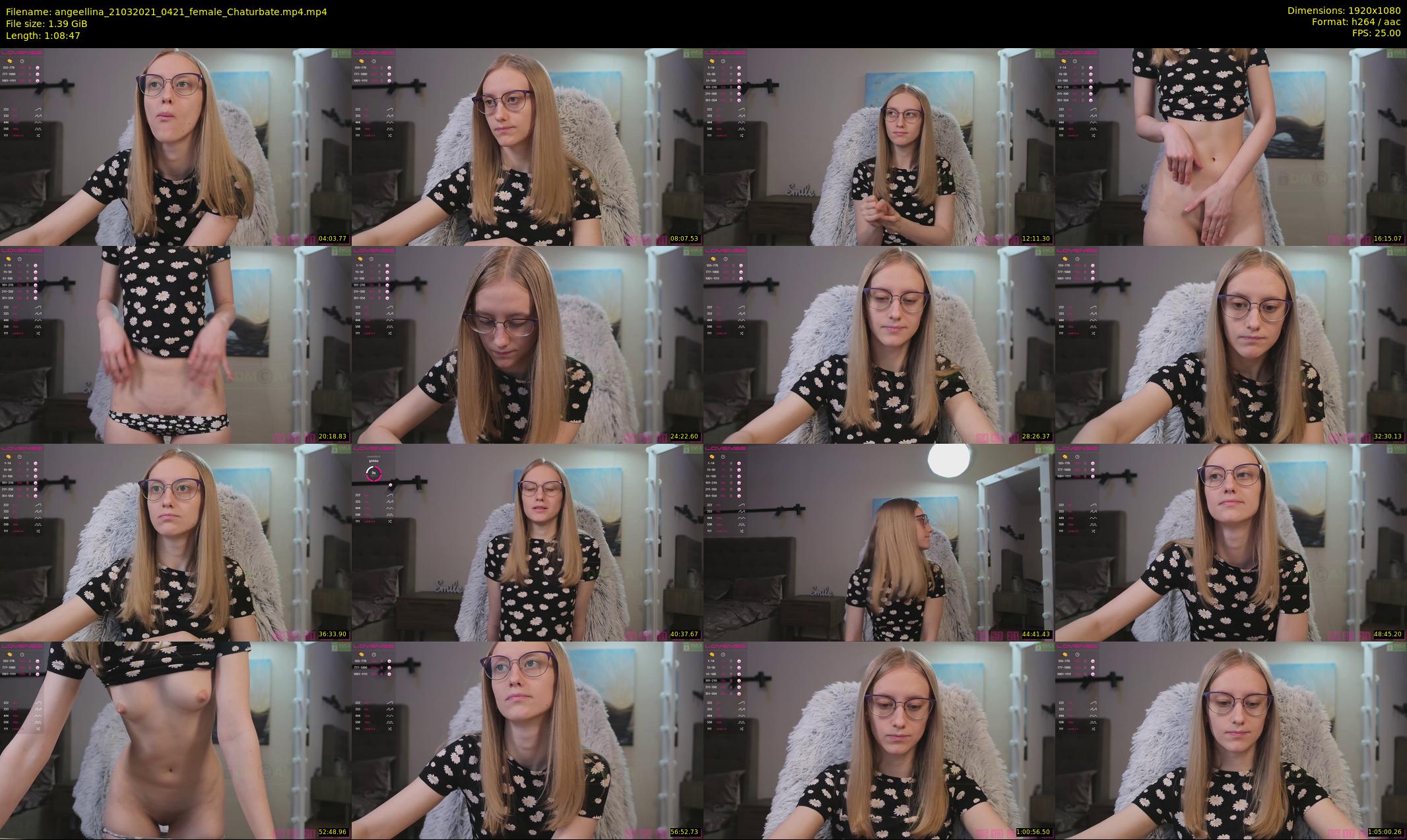 angeellina — 69 minute Chaturbate female cam show recording, 1080p, Mar 21, 2021