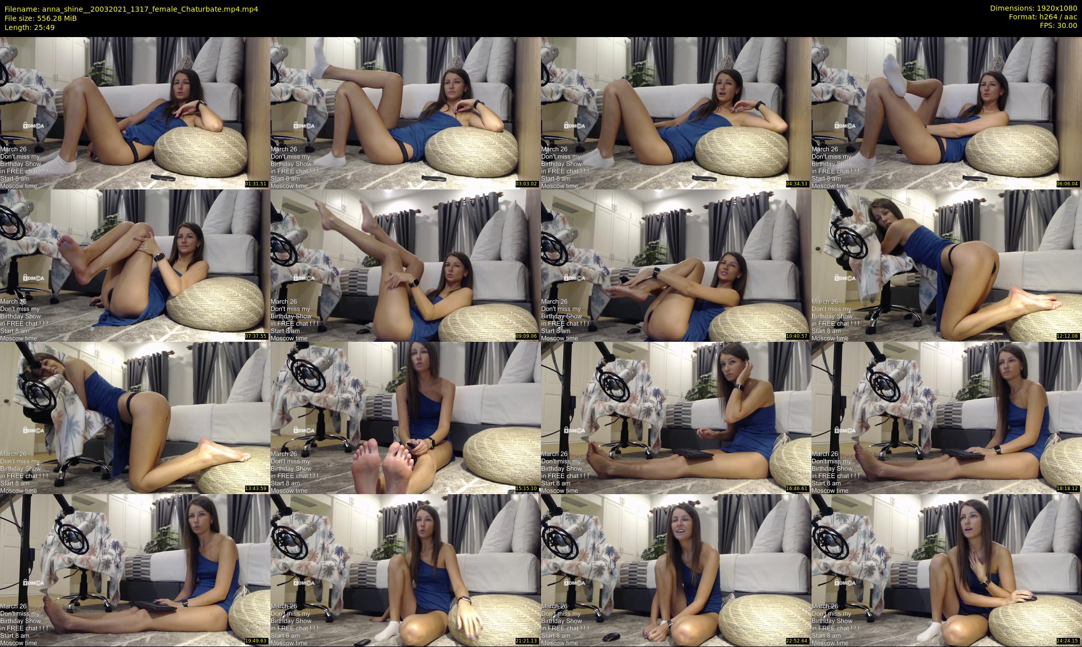 anna_shine_ — 26 minute Chaturbate female cam show recording, 1080p, Mar 20, 2021