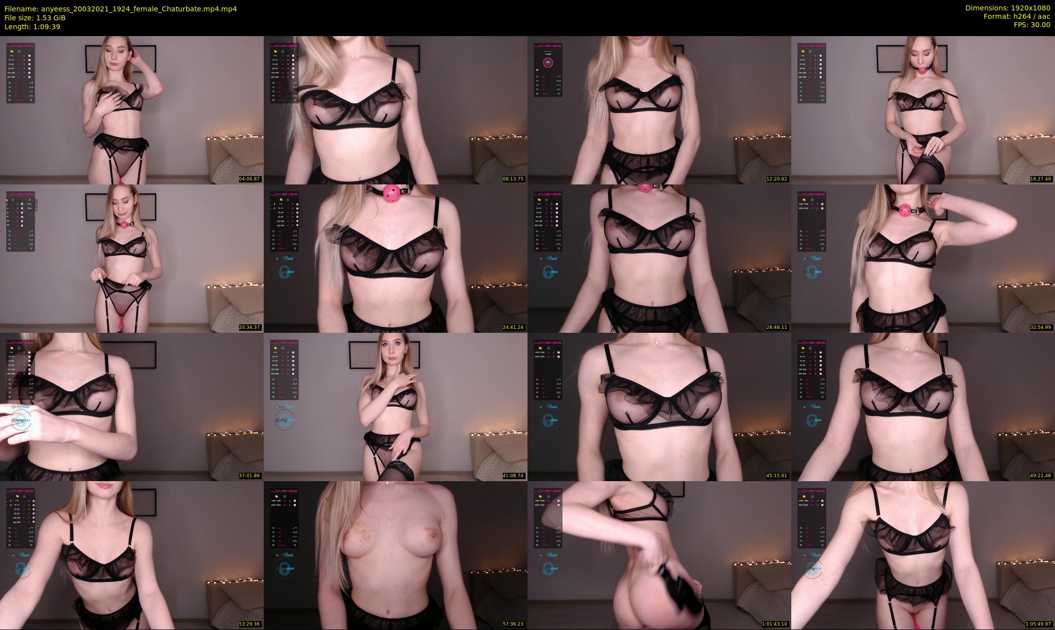 anyeess — 70 minute Chaturbate female cam show recording, 1080p, Mar 20, 2021
