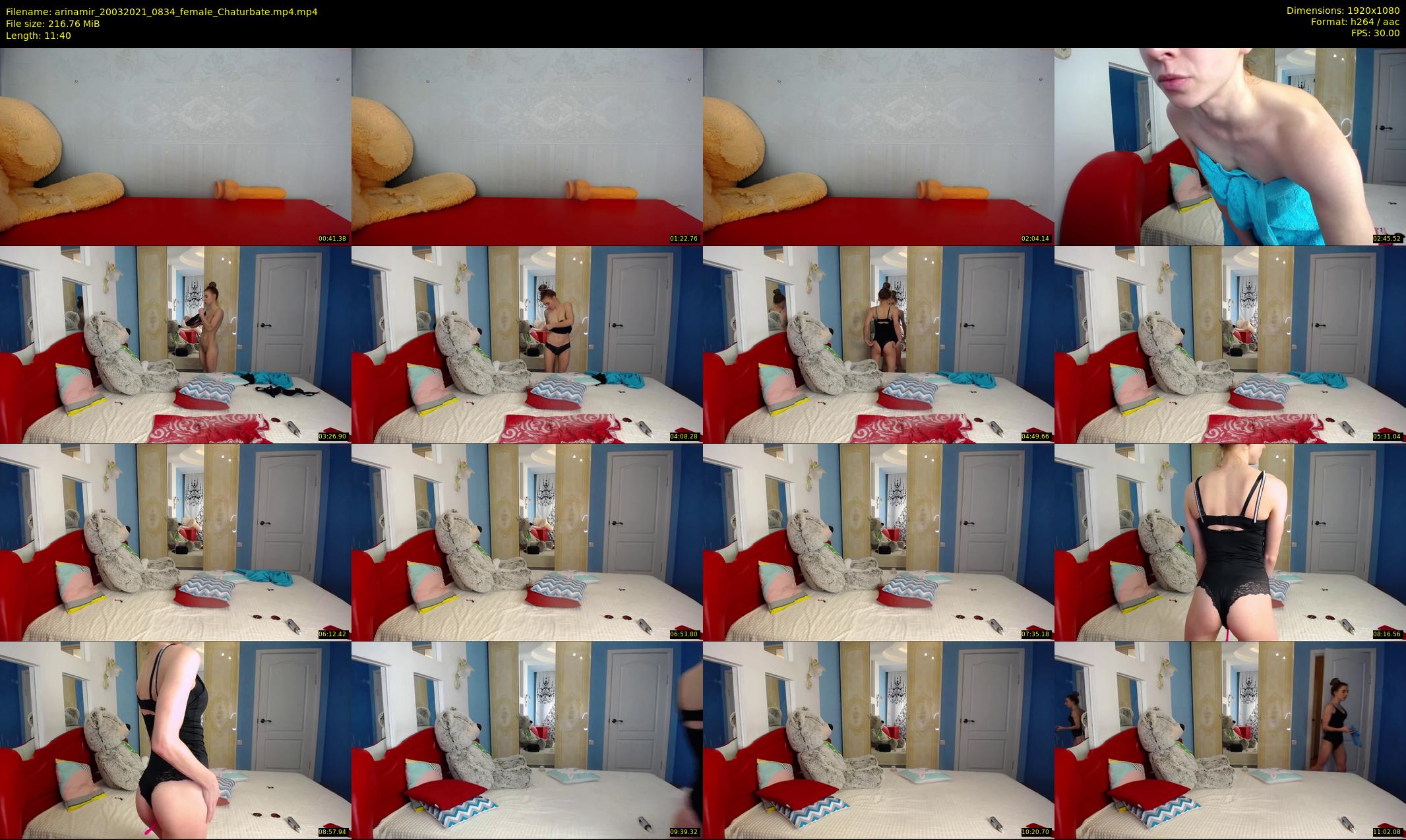 arinamir — 12 minute Chaturbate female cam show recording, 1080p, Mar 20, 2021
