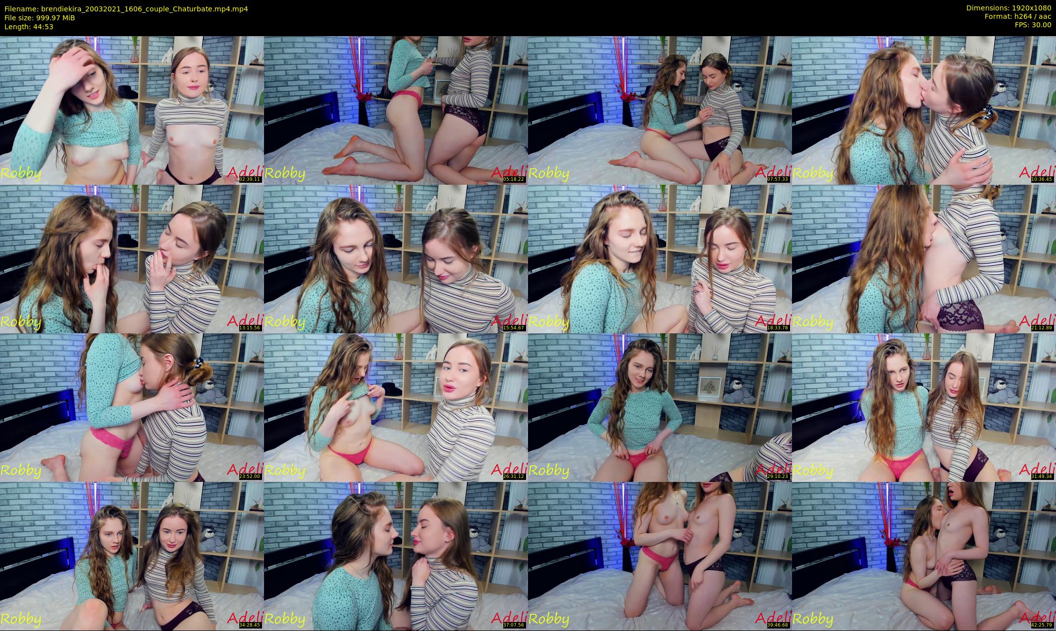 brendiekira — 45 minute Chaturbate couple cam show recording, 1080p, Mar 20, 2021