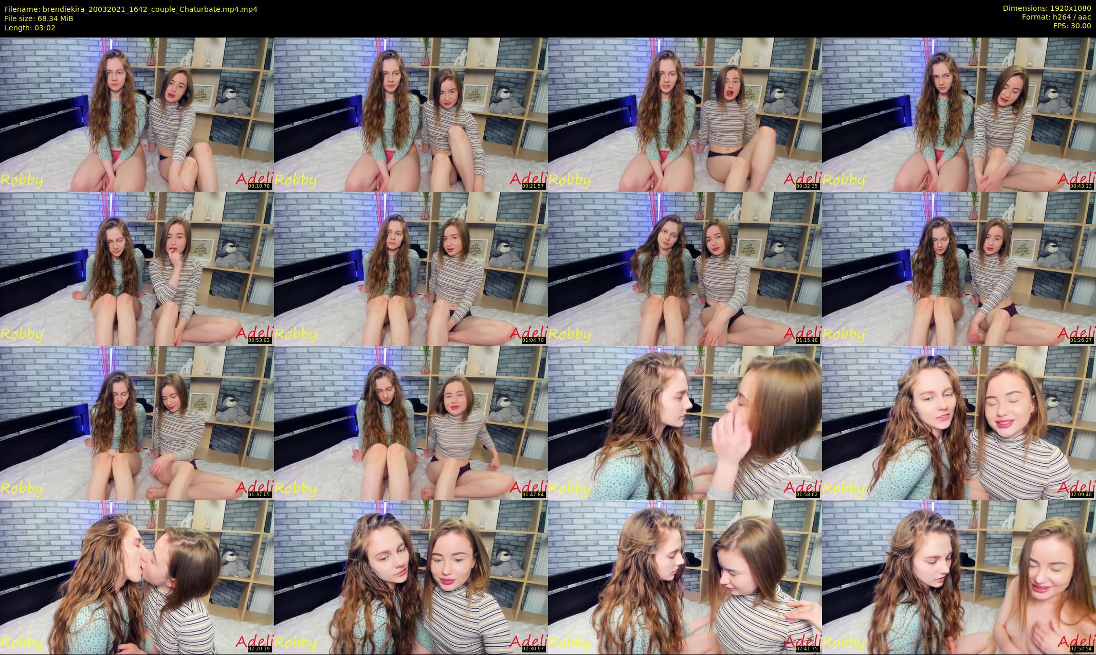 brendiekira — 4 minute Chaturbate couple cam show recording, 1080p, Mar 20, 2021