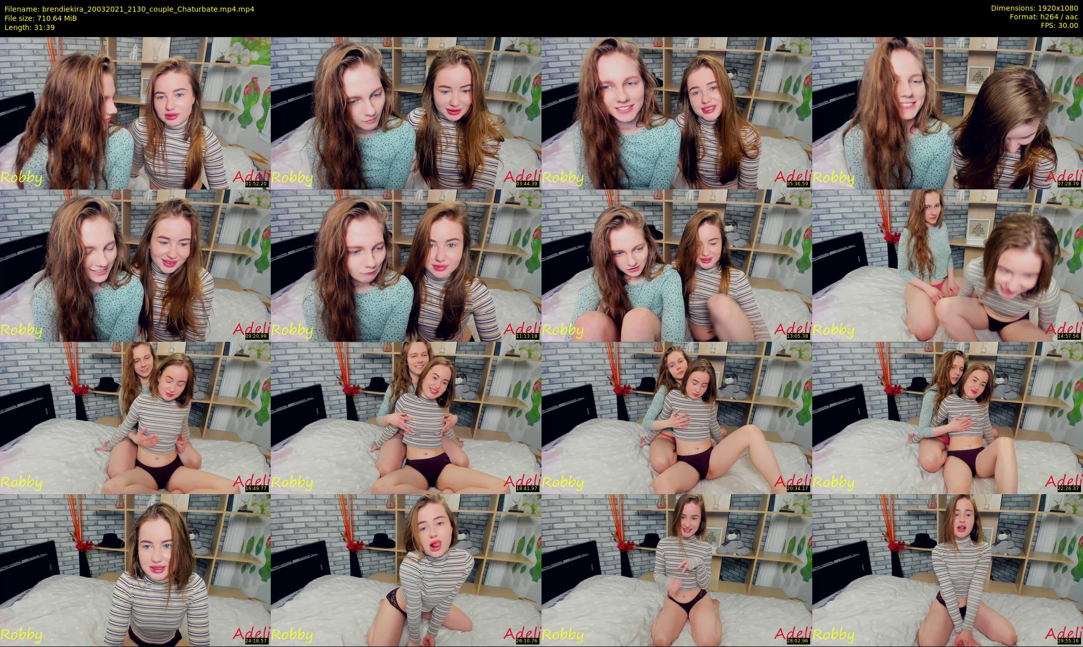 brendiekira — 32 minute Chaturbate couple cam show recording, 1080p, Mar 20, 2021