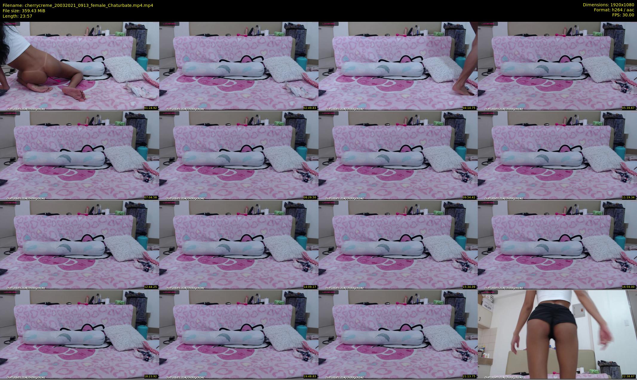 cherrycreme — 24 minute Chaturbate female cam show recording, 1080p, Mar 20, 2021