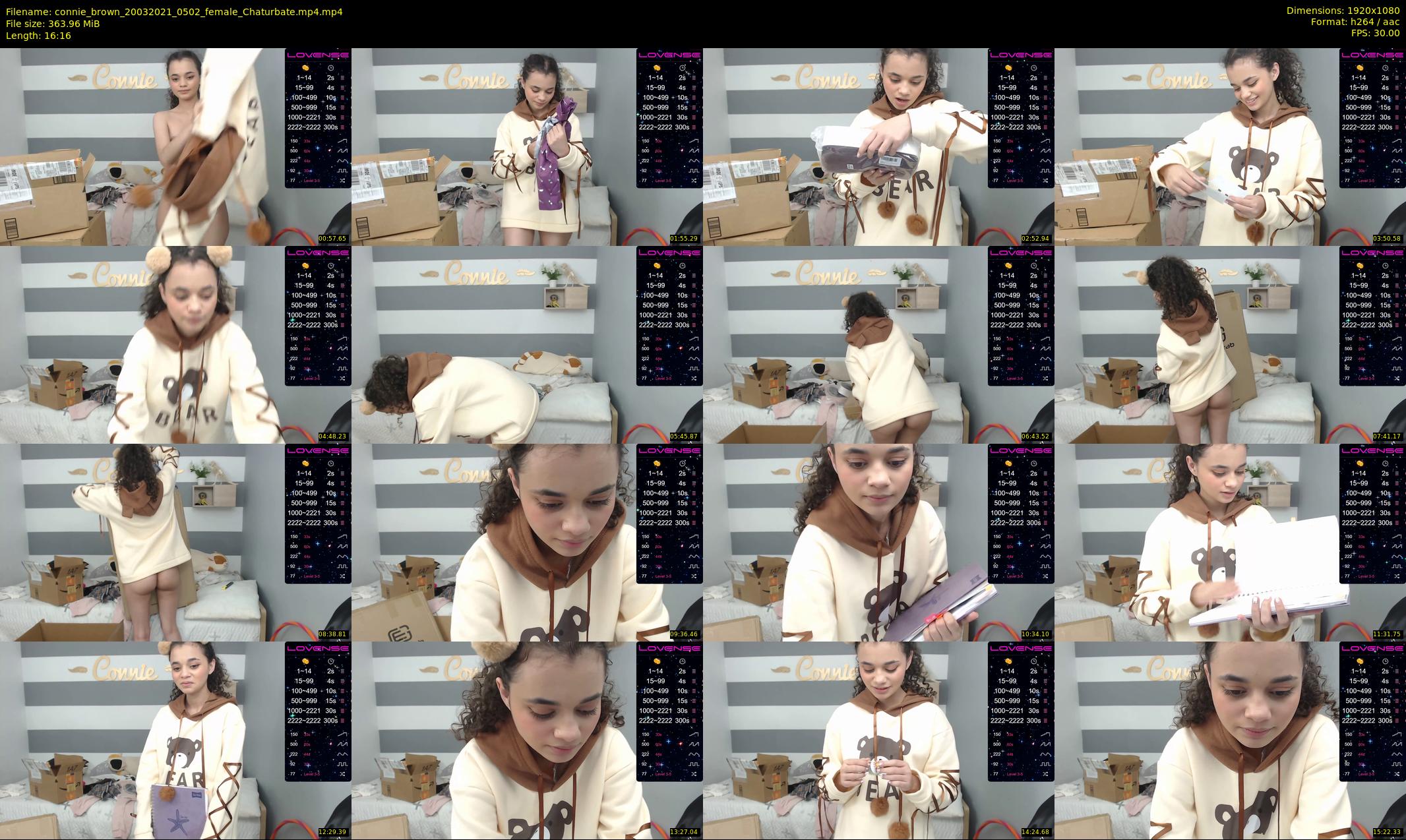 connie_brown — 17 minute Chaturbate female cam show recording, 1080p, Mar 20, 2021