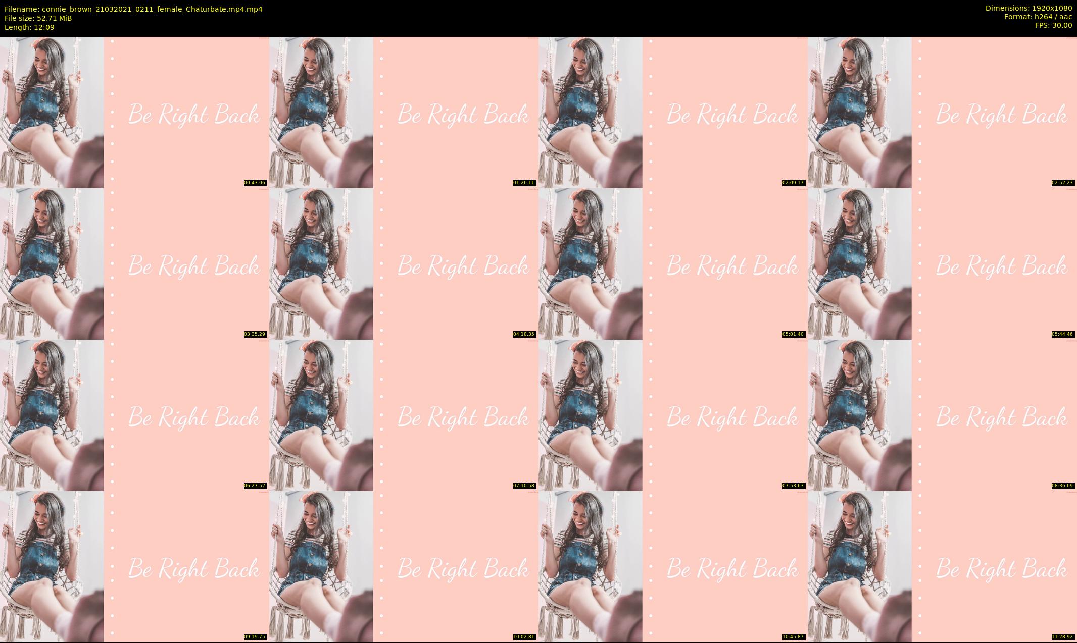connie_brown — 13 minute Chaturbate female cam show recording, 1080p, Mar 21, 2021