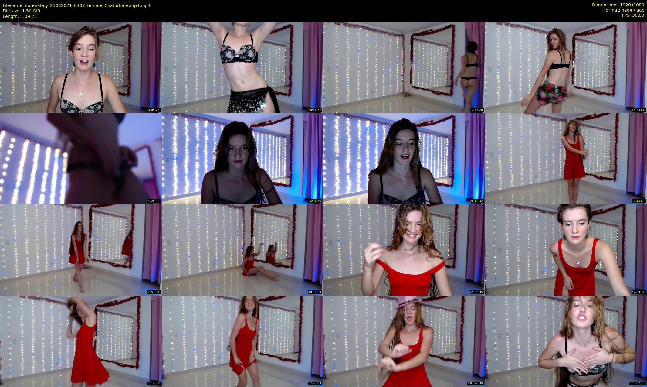 cutenataly — 70 minute Chaturbate female cam show recording, 1080p, Mar 21, 2021