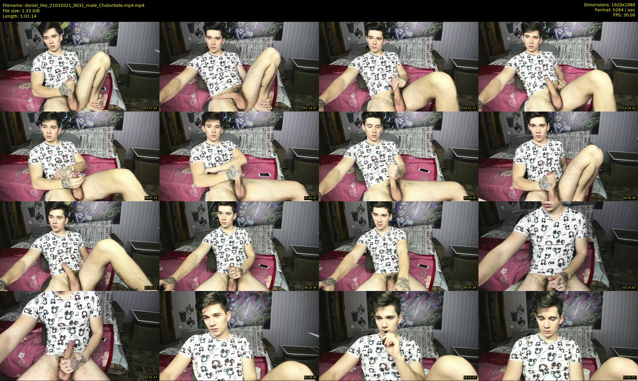 daniel_like — 62 minute Chaturbate male cam show recording, 1080p, Mar 21, 2021
