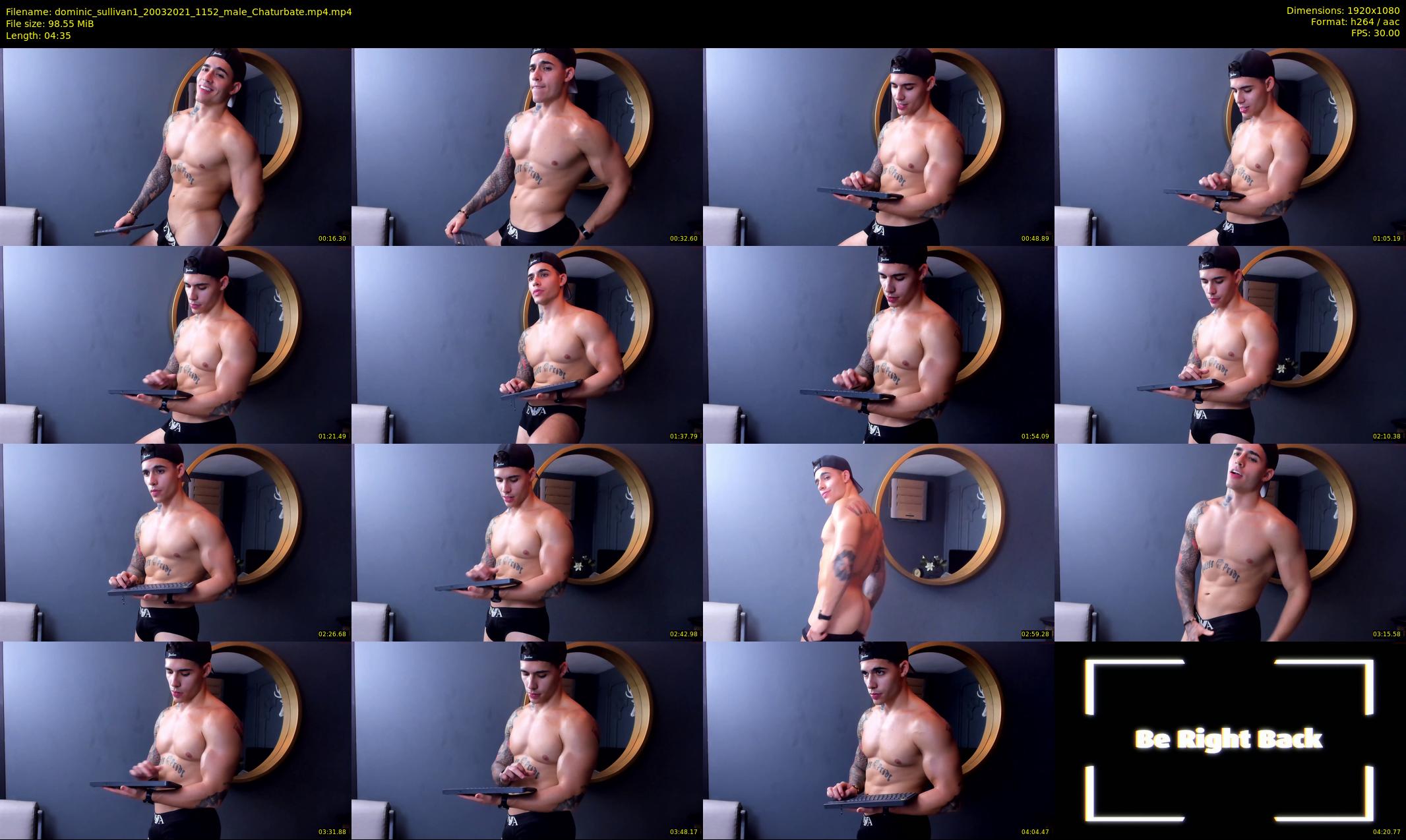 dominic_sullivan1 — 5 minute Chaturbate male cam show recording, 1080p, Mar 20, 2021