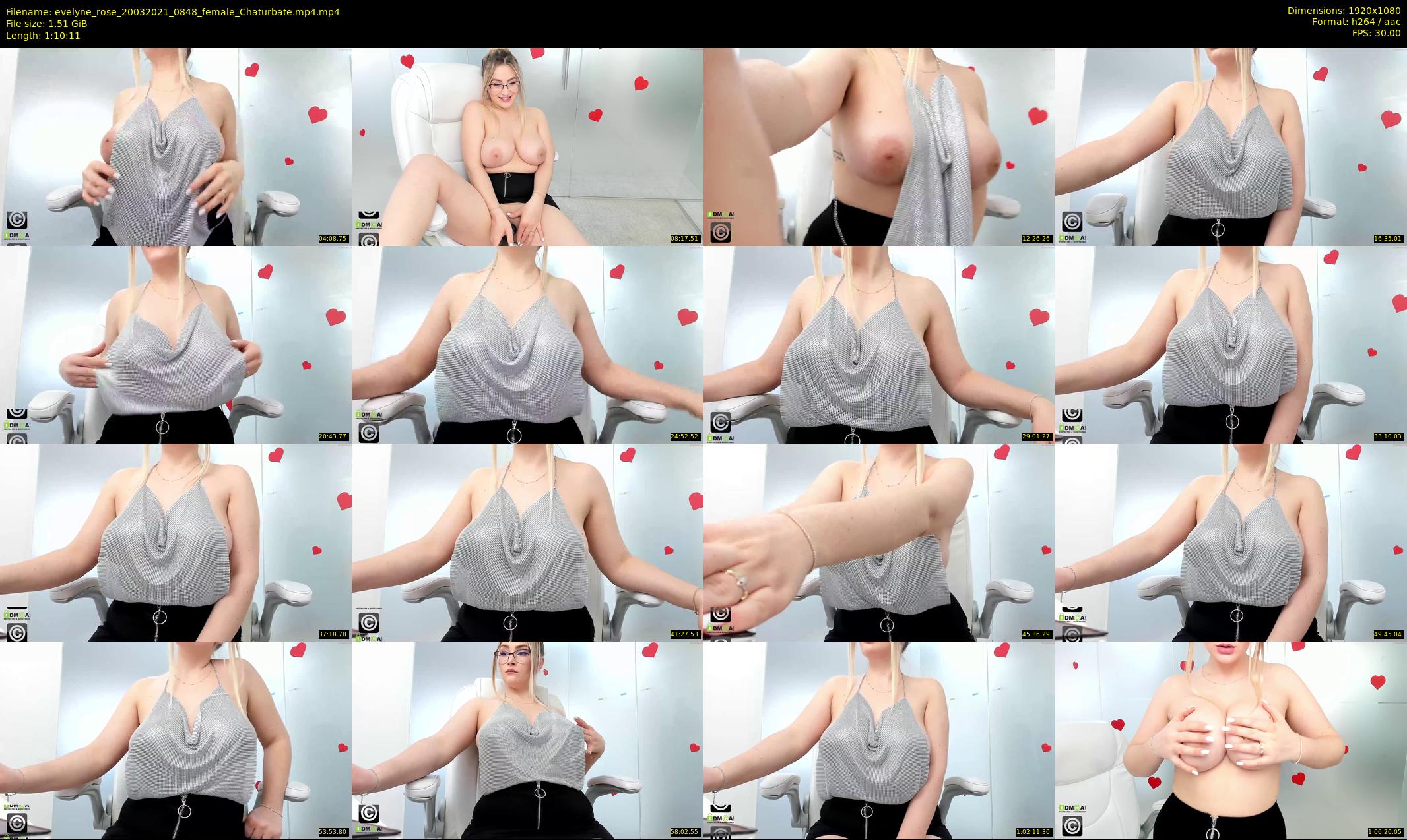 evelyne_rose — 71 minute Chaturbate female cam show recording, 1080p, Mar 20, 2021