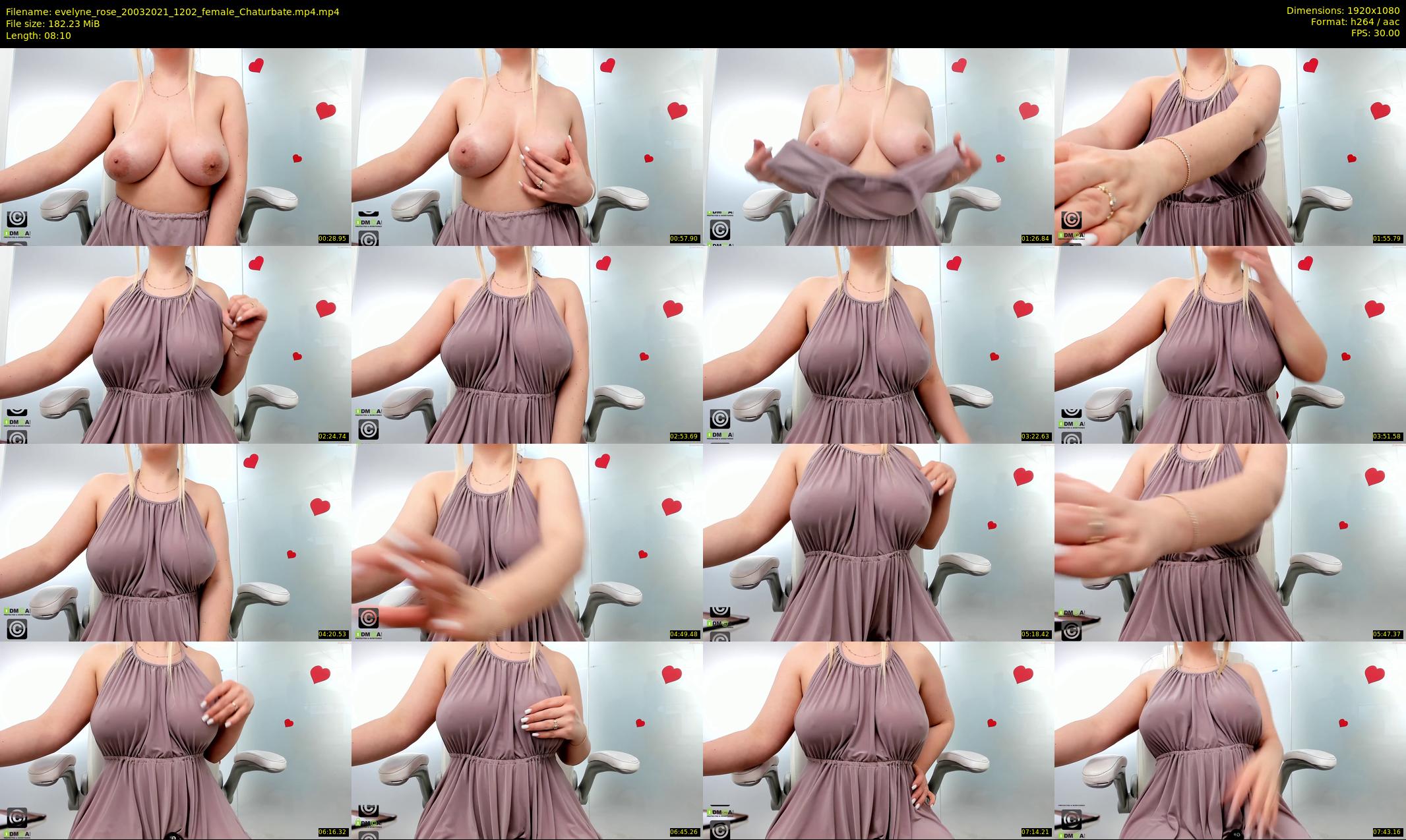 evelyne_rose — 9 minute Chaturbate female cam show recording, 1080p, Mar 20, 2021
