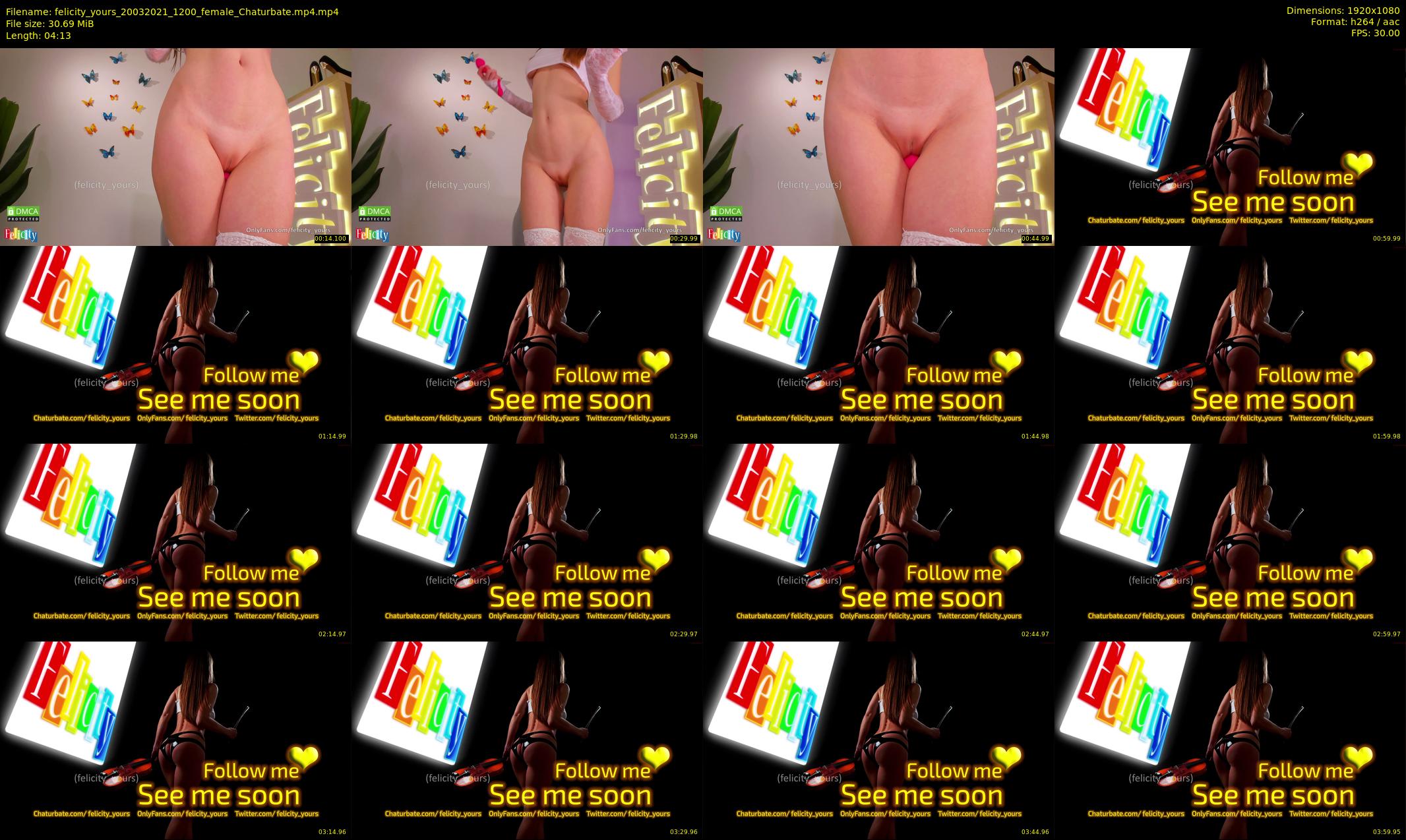 felicity_yours — 5 minute Chaturbate female cam show recording, 1080p, Mar 20, 2021