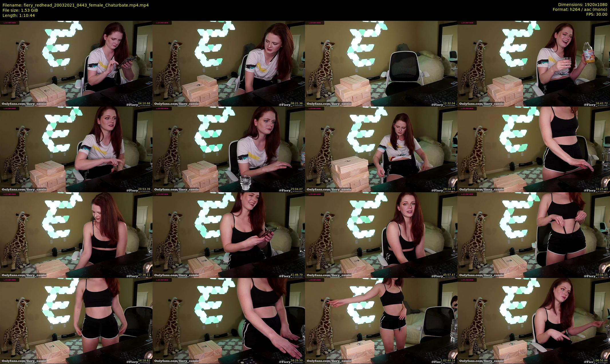 fiery_redhead — 71 minute Chaturbate female cam show recording, 1080p, Mar 20, 2021