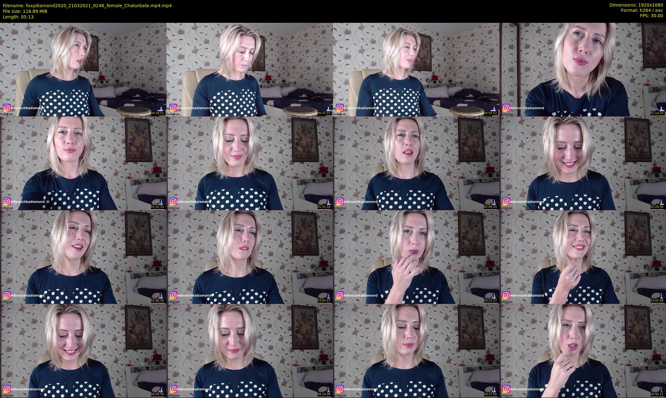 foxydiamond2020 — 6 minute Chaturbate female cam show recording, 1080p, Mar 21, 2021