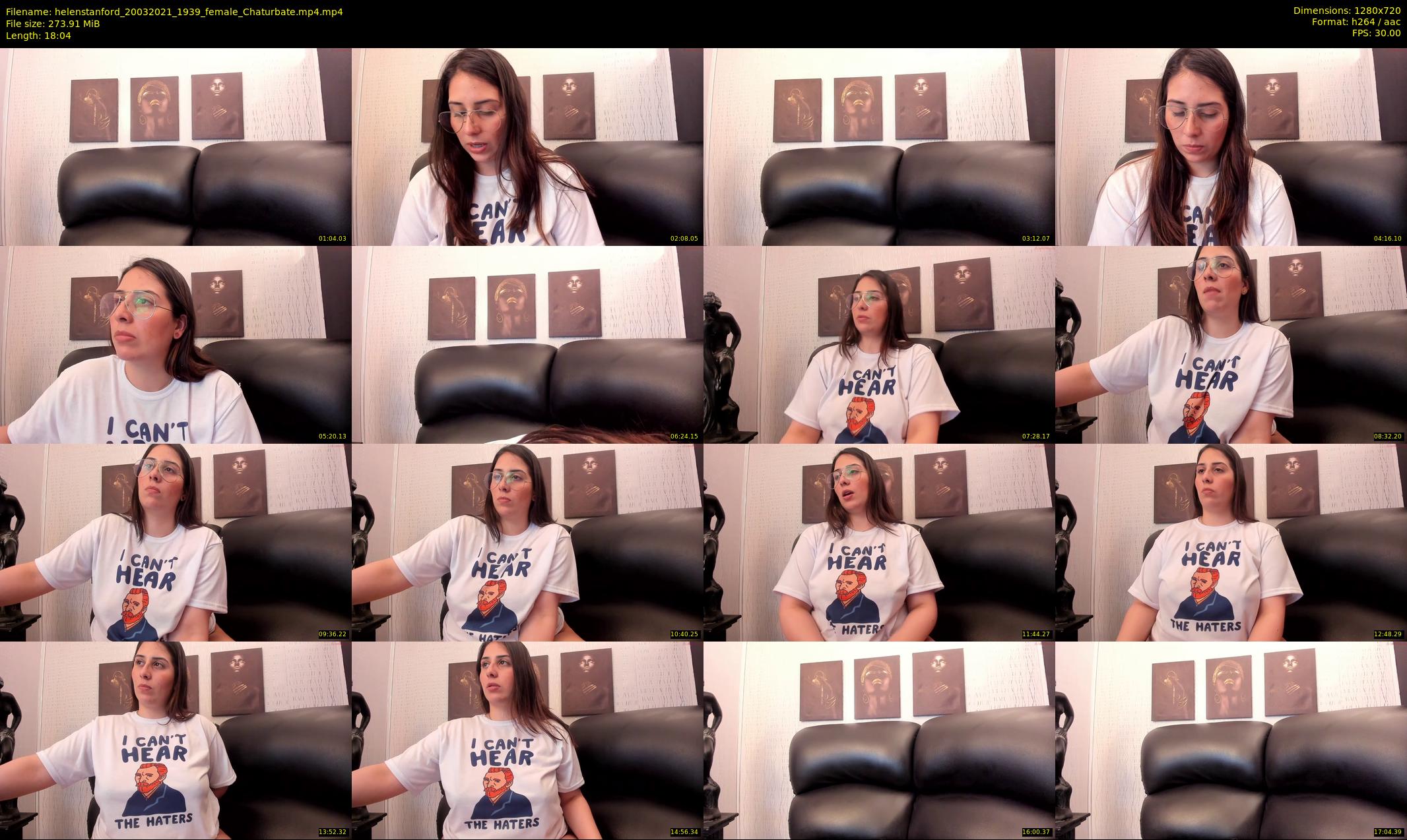 helenstanford — 19 minute Chaturbate female cam show recording, 720p, Mar 20, 2021