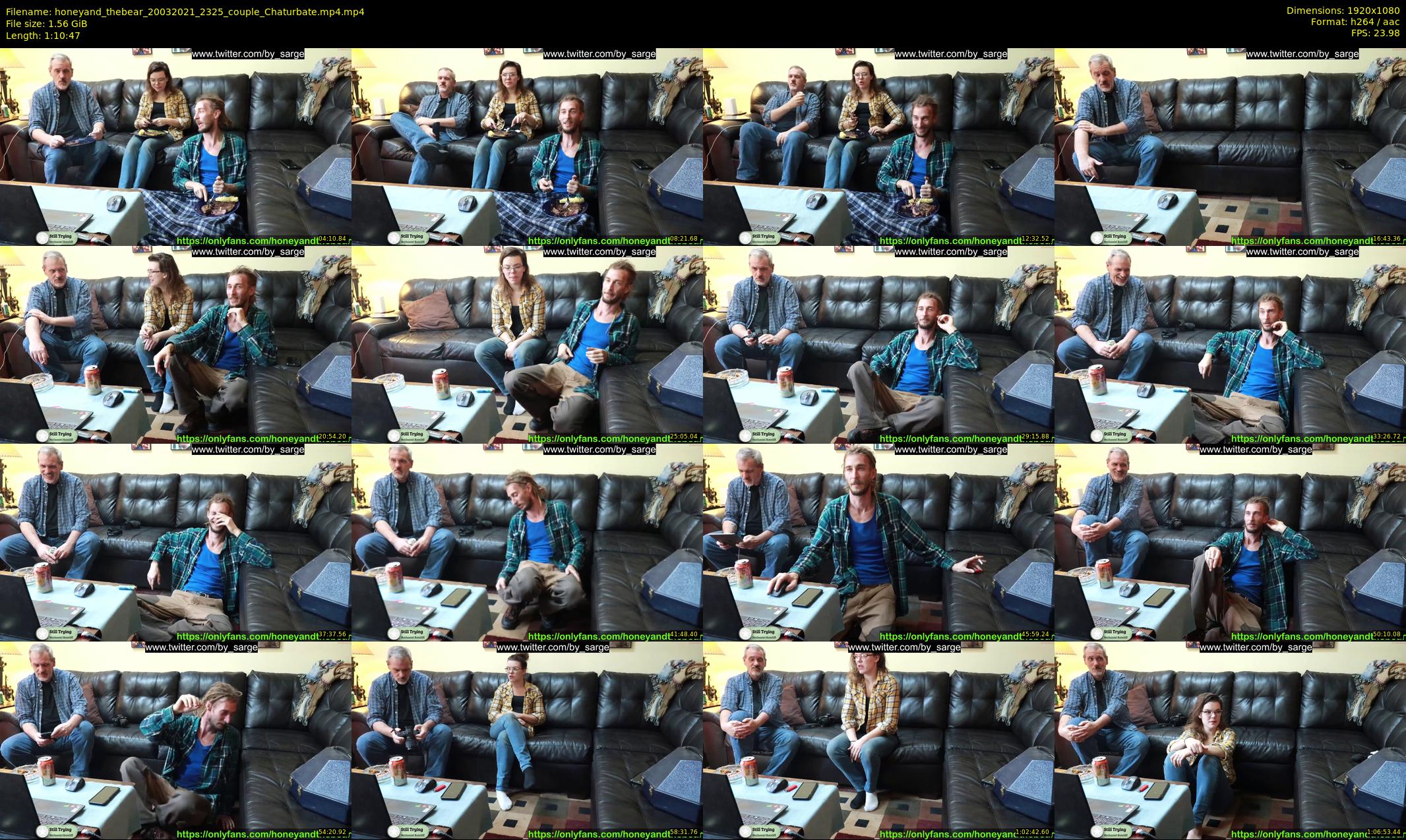 honeyand_thebear — 71 minute Chaturbate couple cam show recording, 1080p, Mar 20, 2021