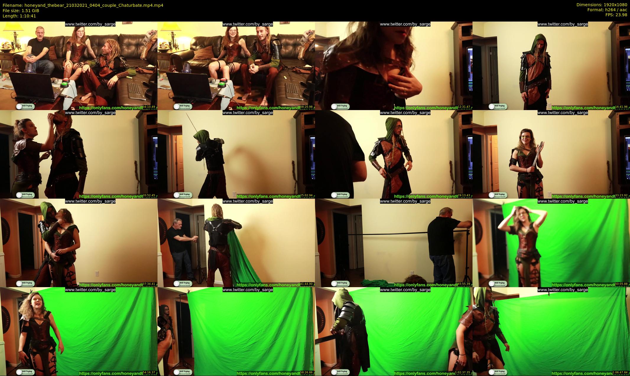 honeyand_thebear — 71 minute Chaturbate couple cam show recording, 1080p, Mar 21, 2021