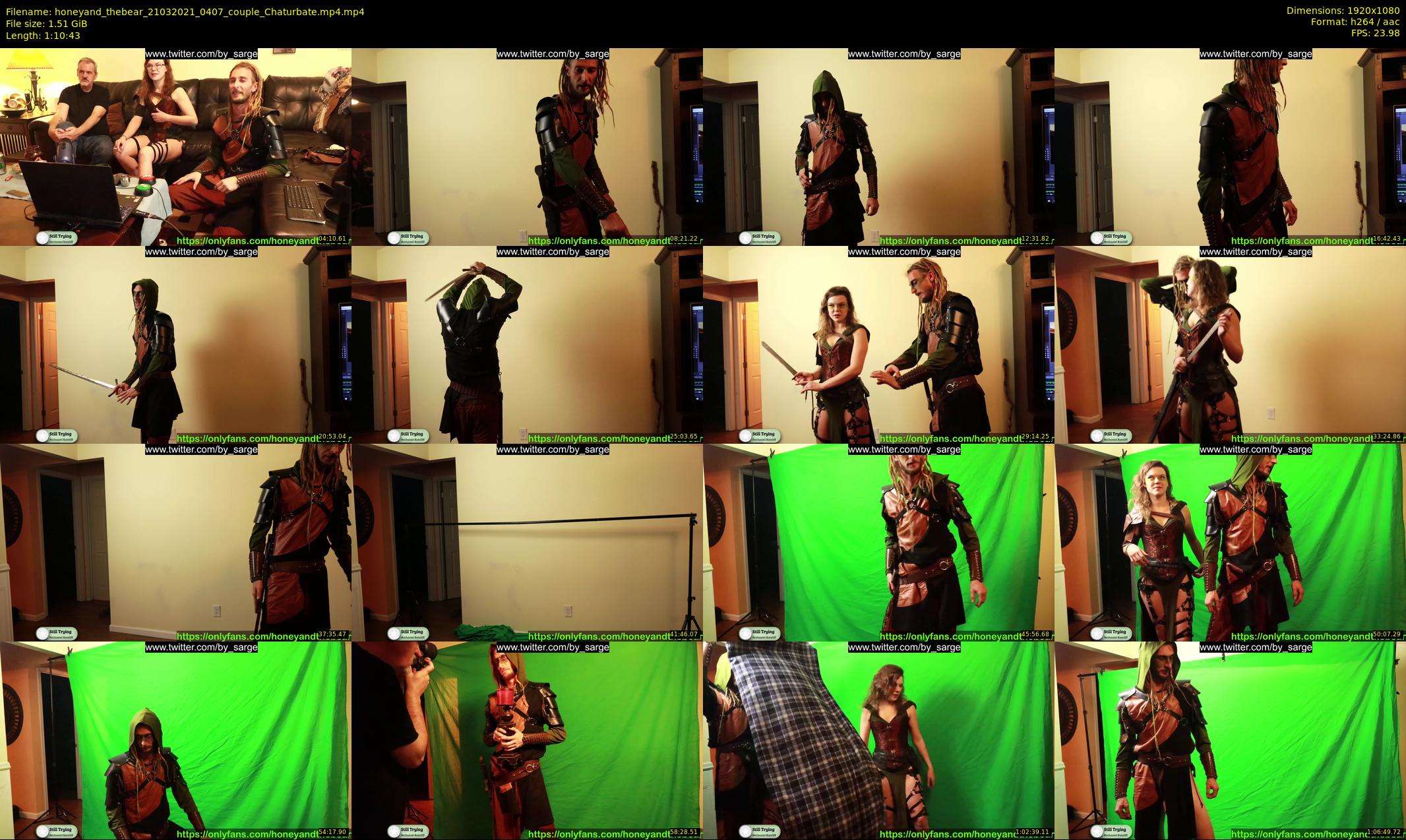 honeyand_thebear — 71 minute Chaturbate couple cam show recording, 1080p, Mar 21, 2021