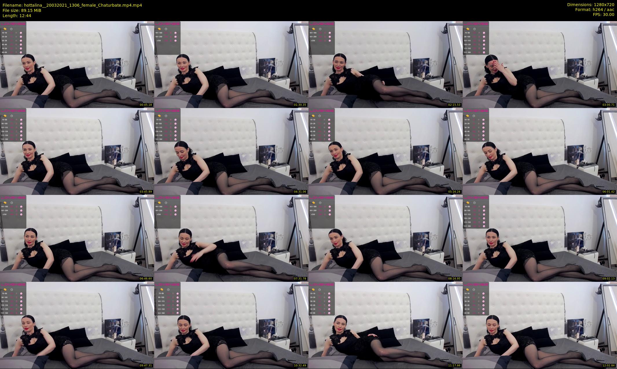 hottalina_ — 13 minute Chaturbate female cam show recording, 720p, Mar 20, 2021