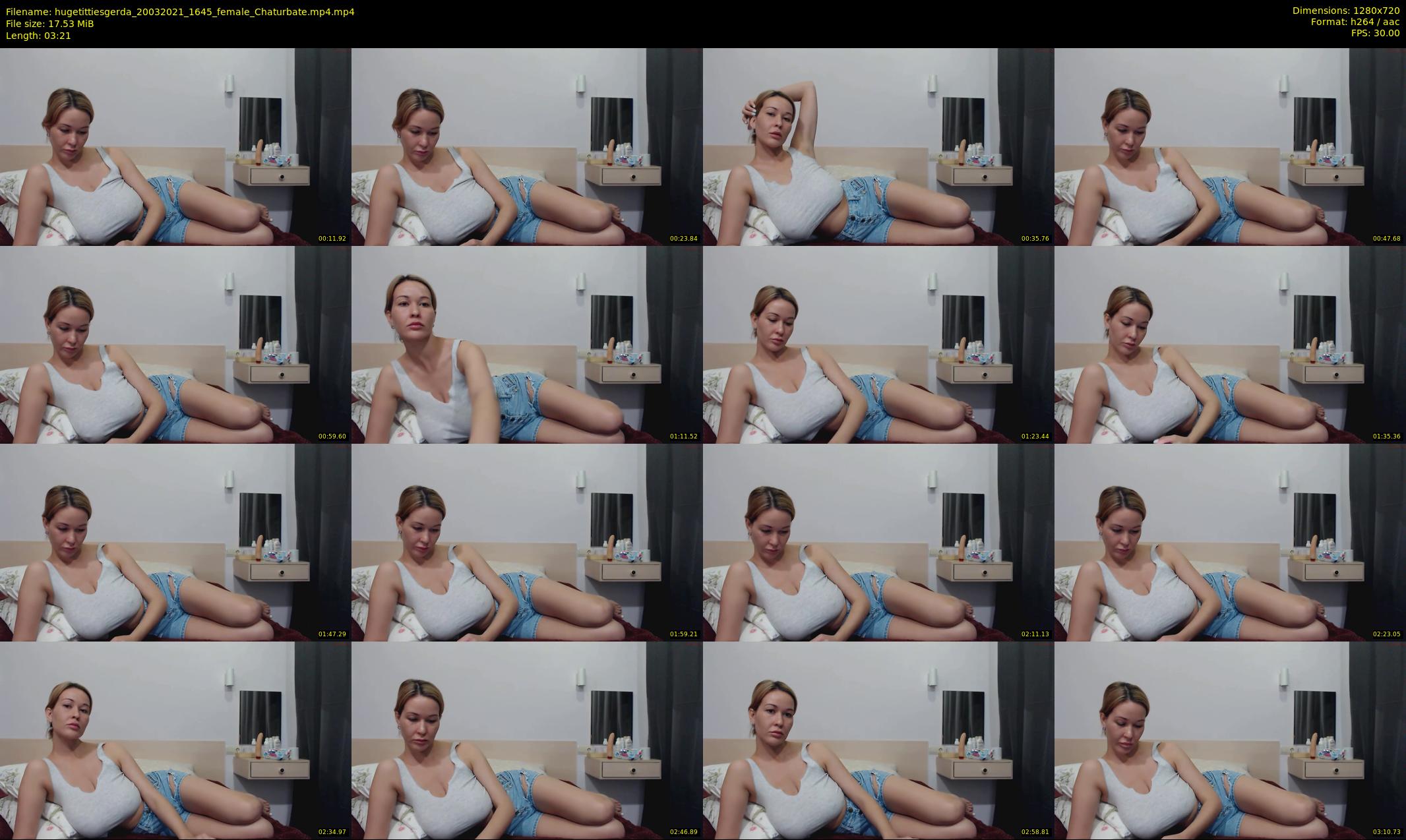 hugetittiesgerda — 4 minute Chaturbate female cam show recording, 720p, Mar 20, 2021