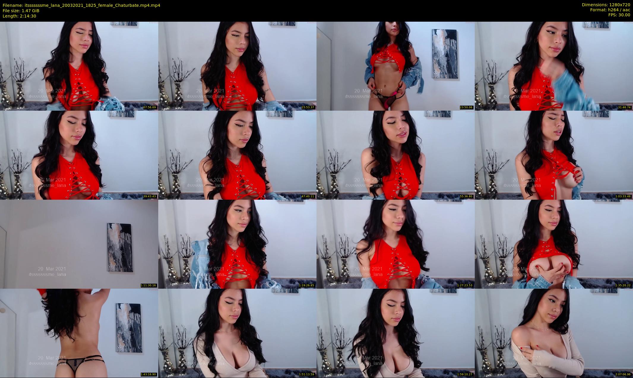 itsssssssme_lana — 135 minute Chaturbate female cam show recording, 720p, Mar 20, 2021