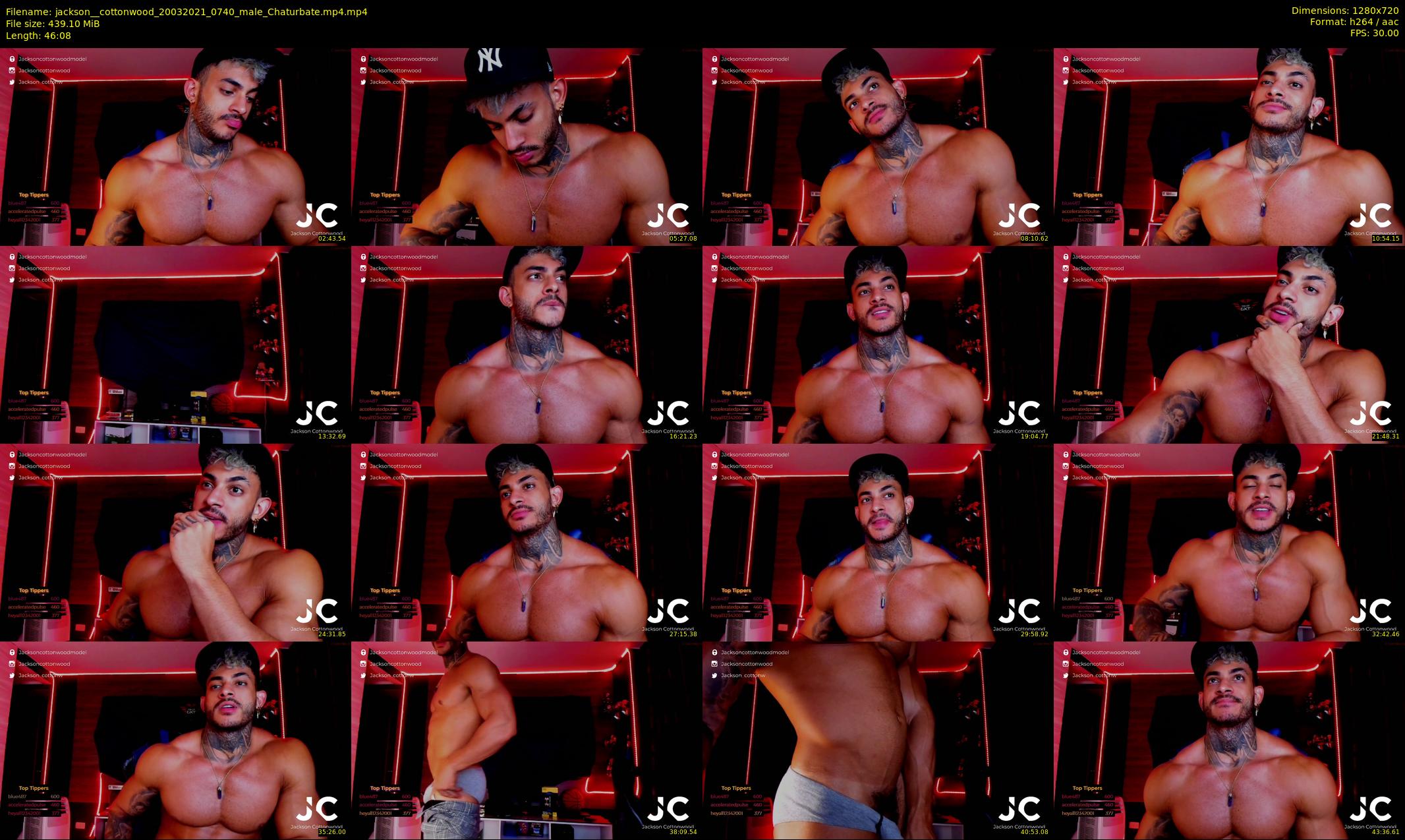 jackson__cottonwood — 47 minute Chaturbate male cam show recording, 720p, Mar 20, 2021