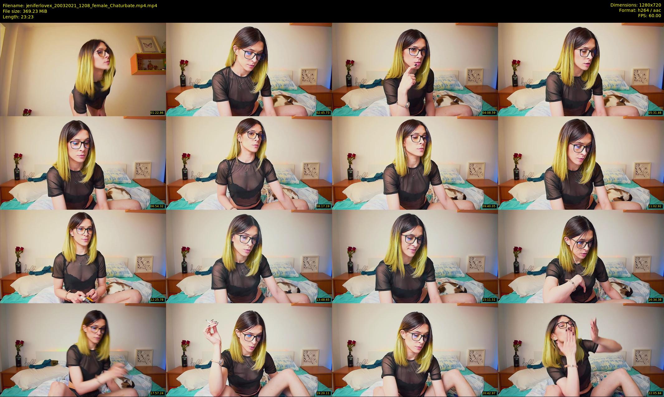 jeniferlovex — 24 minute Chaturbate female cam show recording, 720p, Mar 20, 2021