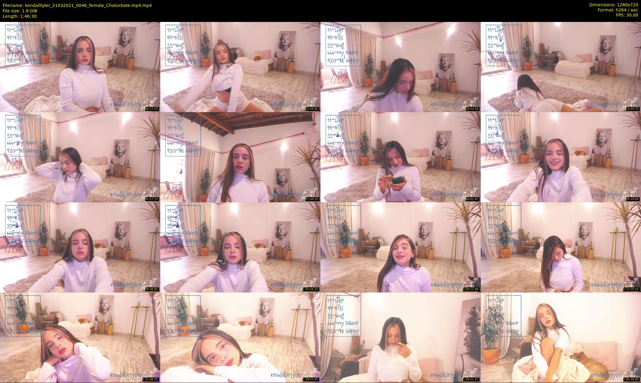 kendalltyler — 107 minute Chaturbate female cam show recording, 720p, Mar 21, 2021