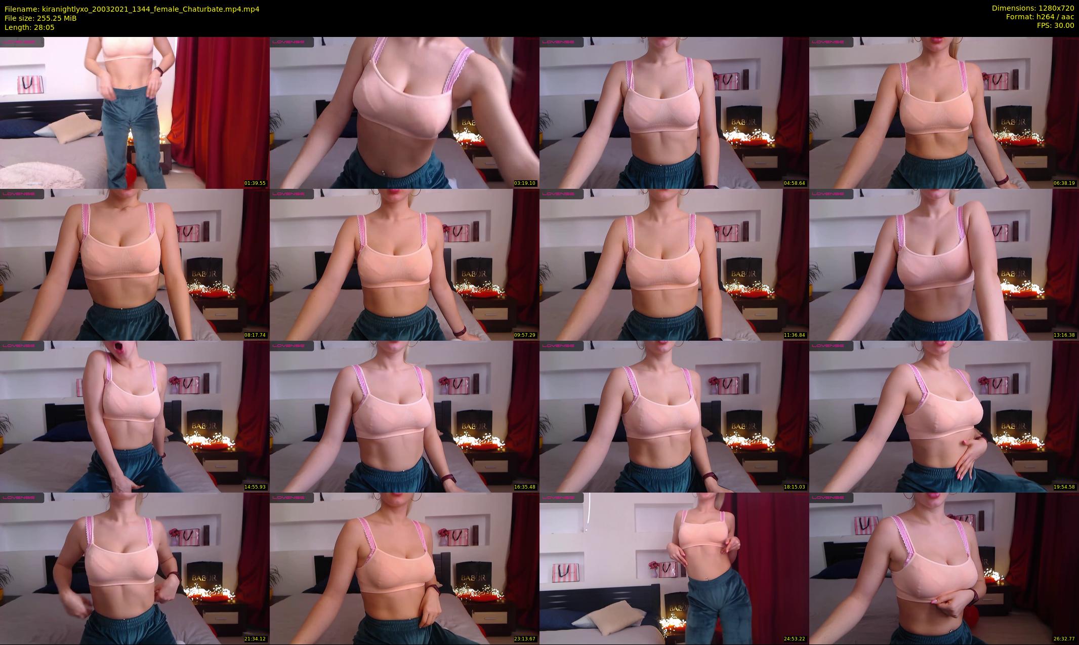 kiranightlyxo — 29 minute Chaturbate female cam show recording, 720p, Mar 20, 2021