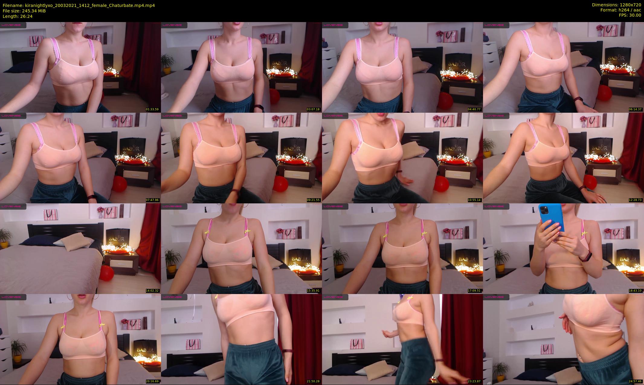 kiranightlyxo — 27 minute Chaturbate female cam show recording, 720p, Mar 20, 2021