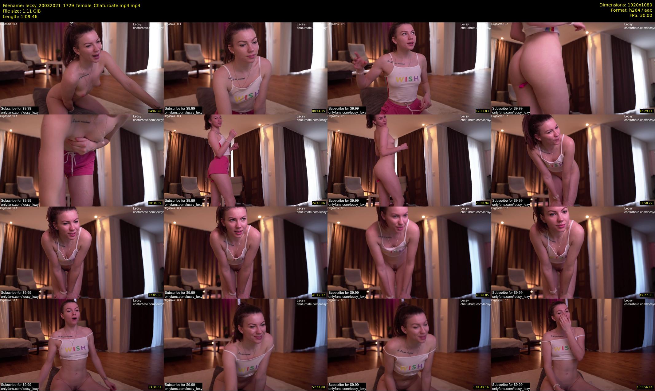 lecsy — 70 minute Chaturbate female cam show recording, 1080p, Mar 20, 2021
