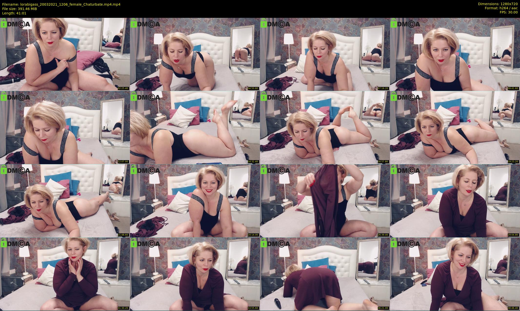 lorabigass — 42 minute Chaturbate female cam show recording, 720p, Mar 20, 2021