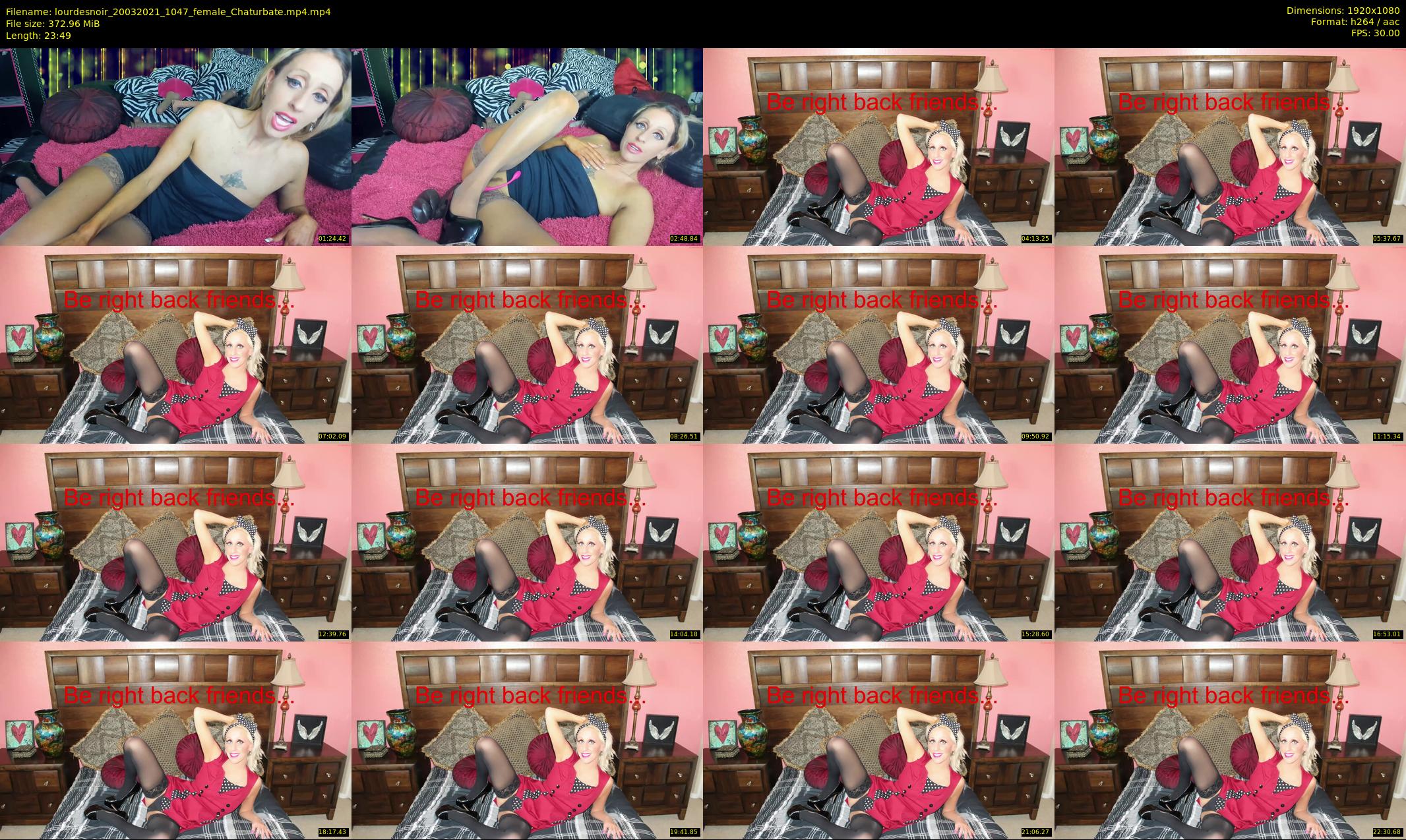 lourdesnoir — 24 minute Chaturbate female cam show recording, 1080p, Mar 20, 2021