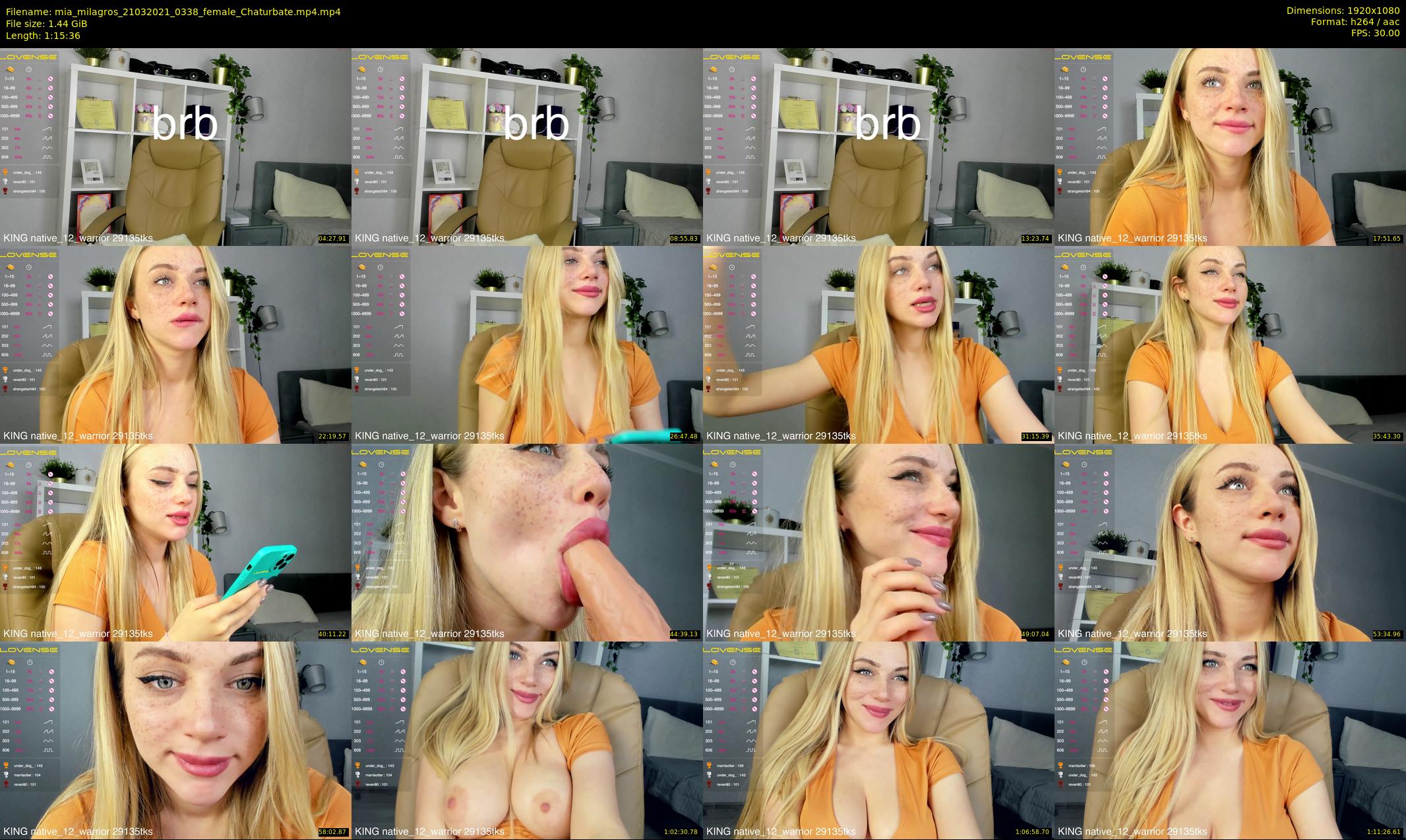 mia_milagros — 76 minute Chaturbate female cam show recording, 1080p, Mar 21, 2021